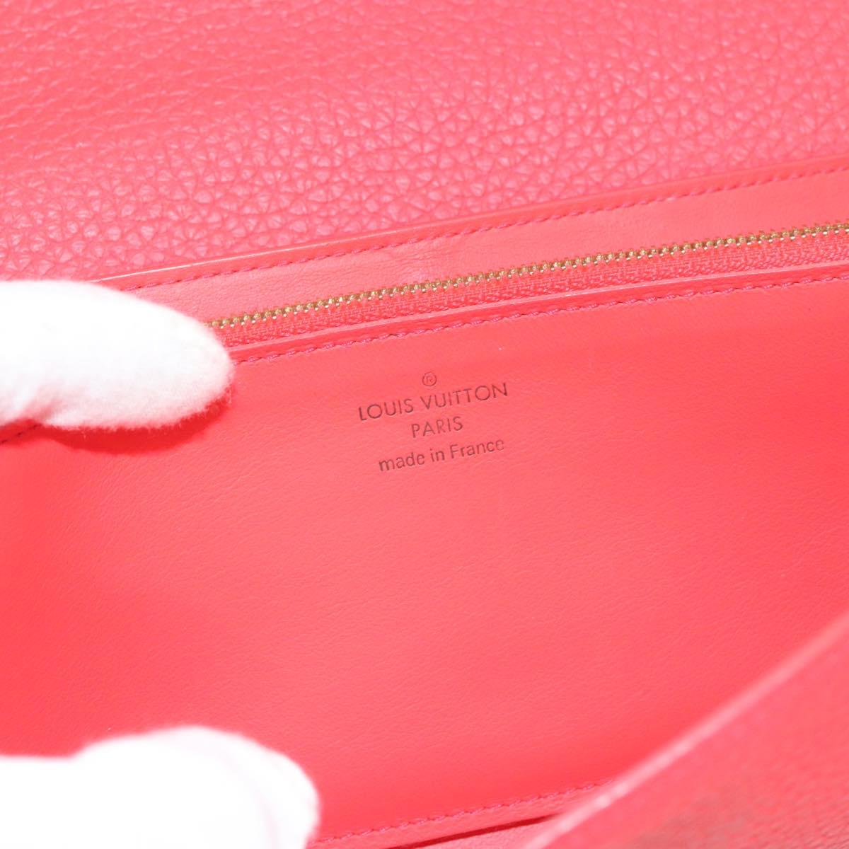 LOUIS VUITTON Portefeuille Capsine Wallet Taurillon Leather M69068 Auth 118907
