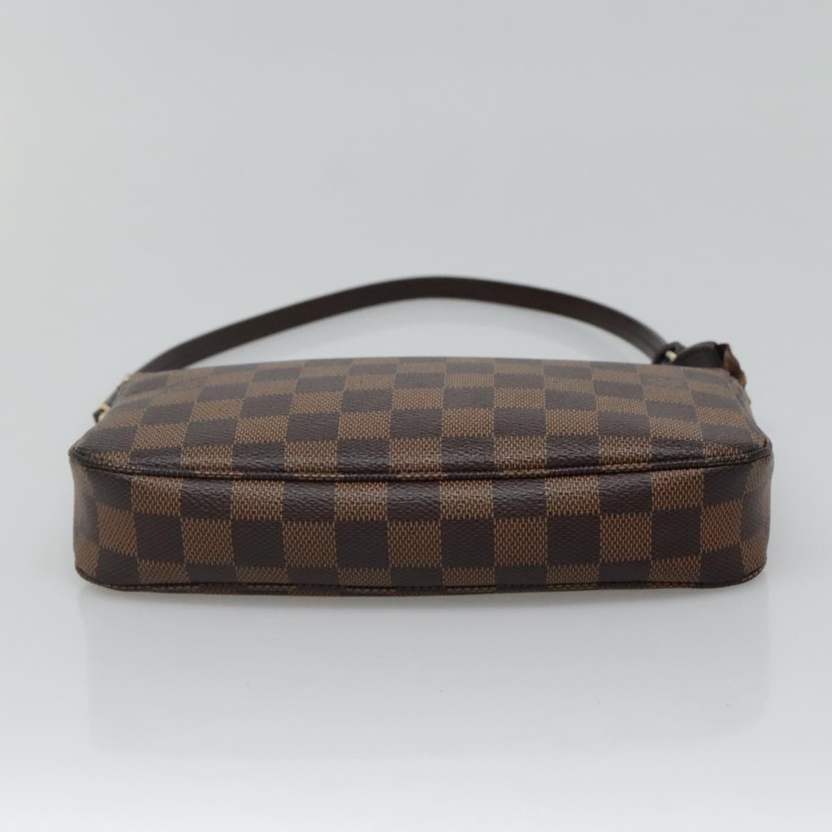 LOUIS VUITTON Damier Ebene Pochette Accessoires Pouch N41206 LV Auth 118915