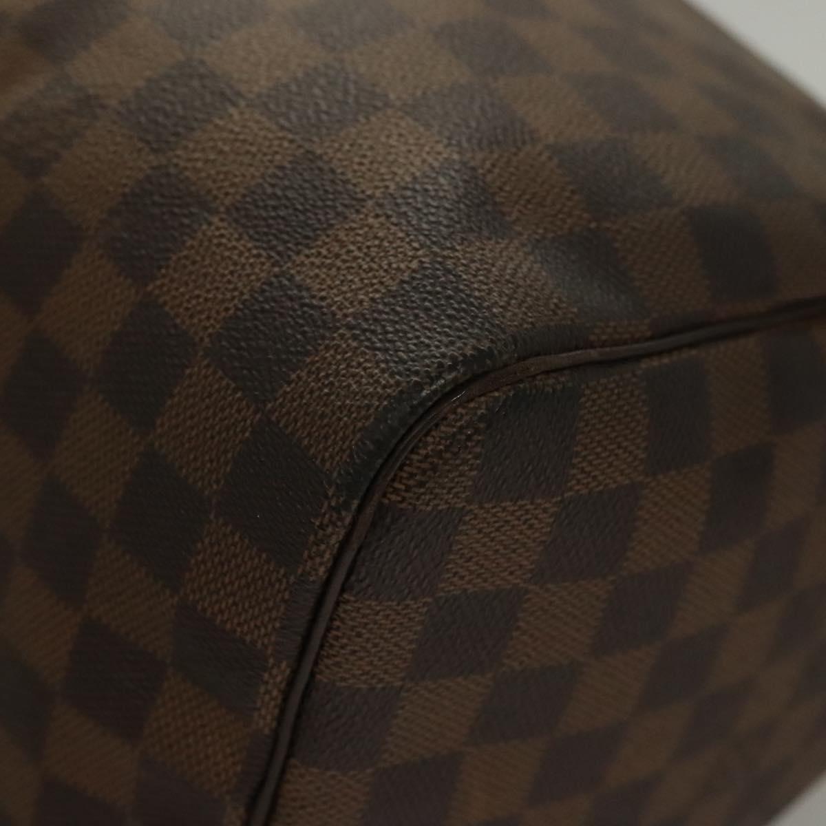 LOUIS VUITTON Damier Ebene Speedy 30 Hand Bag N41364 LV Auth 118939