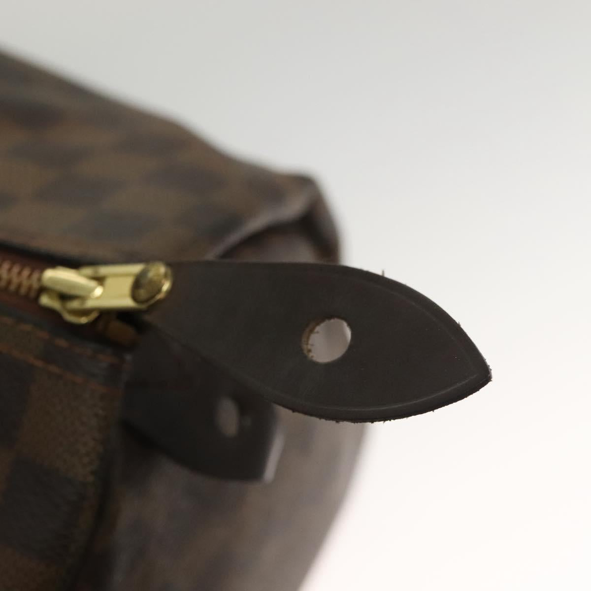 LOUIS VUITTON Damier Ebene Speedy 30 Hand Bag N41364 LV Auth 118939