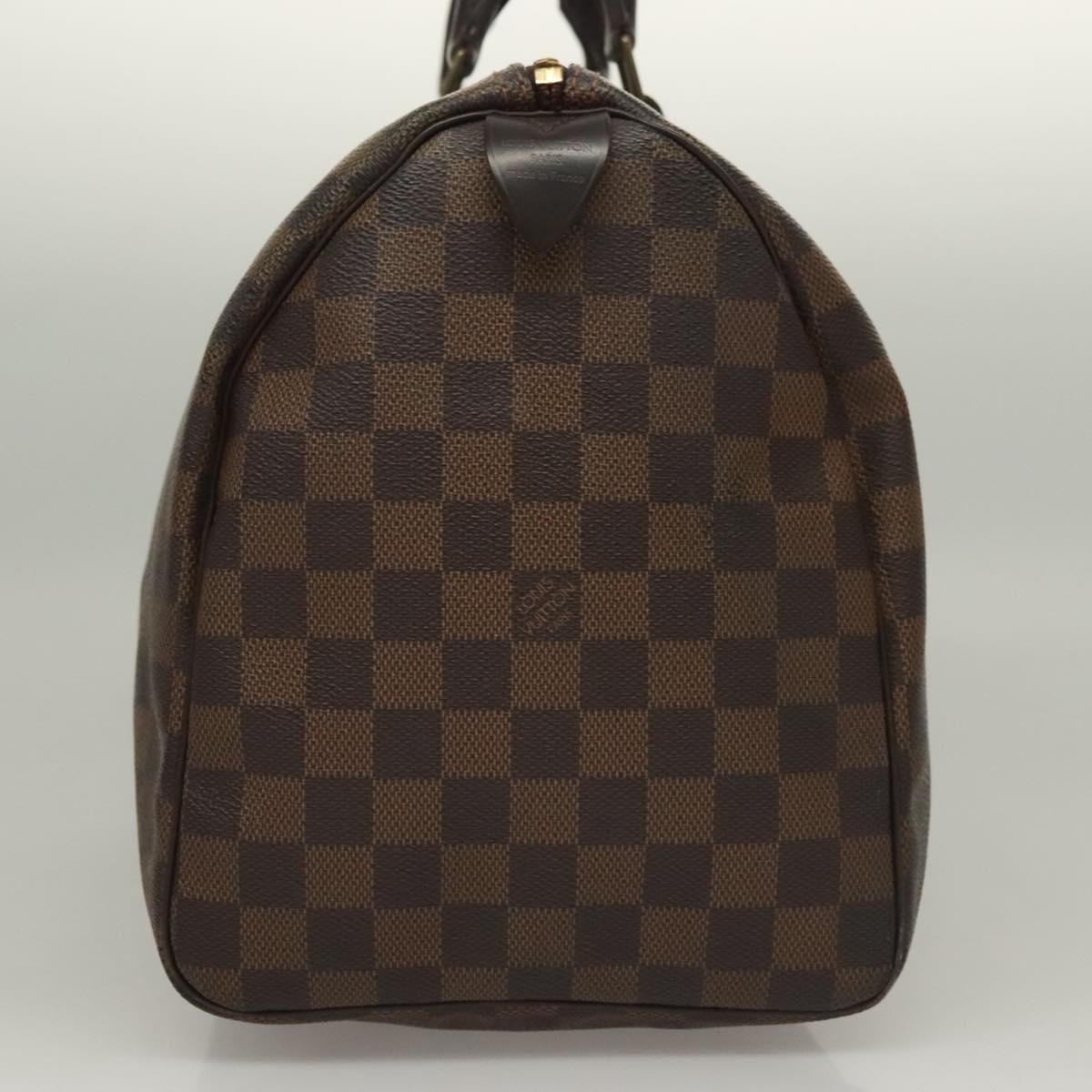 LOUIS VUITTON Damier Ebene Speedy 30 Hand Bag N41364 LV Auth 118939
