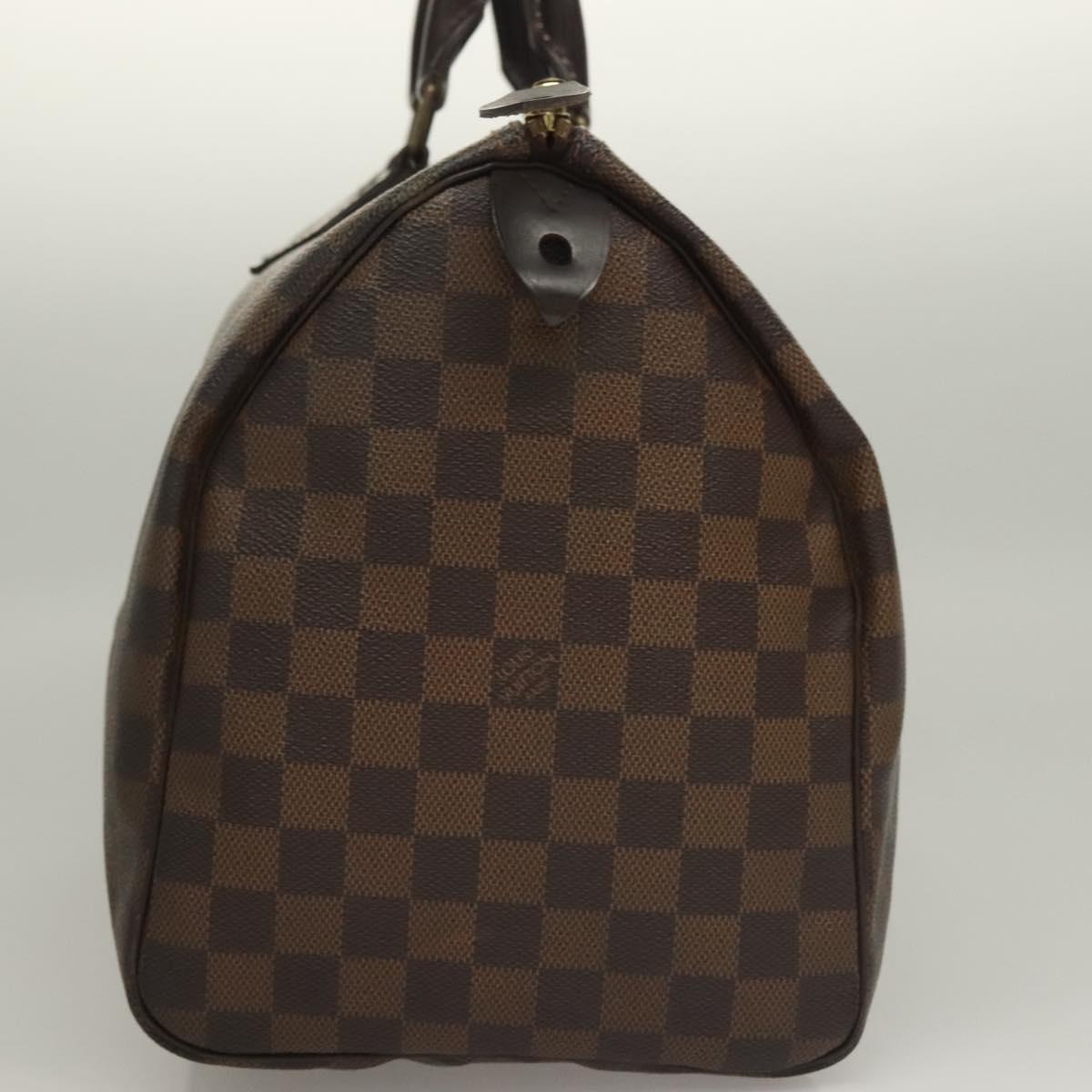 LOUIS VUITTON Damier Ebene Speedy 30 Hand Bag N41364 LV Auth 118939