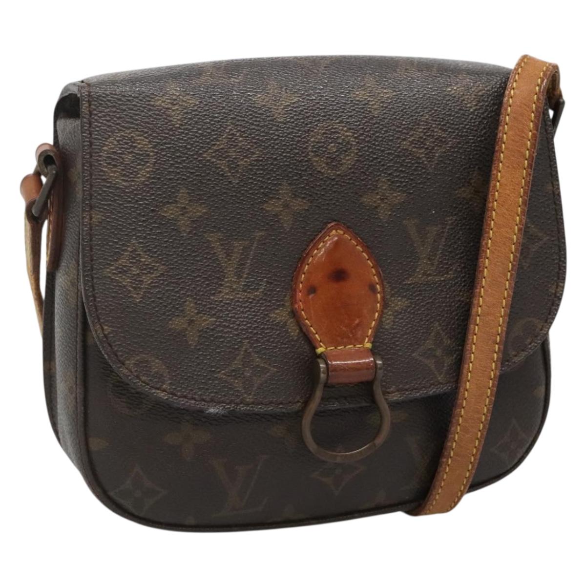 LOUIS VUITTON Monogram Saint Cloud MM Shoulder Bag M51243 LV Auth 118946