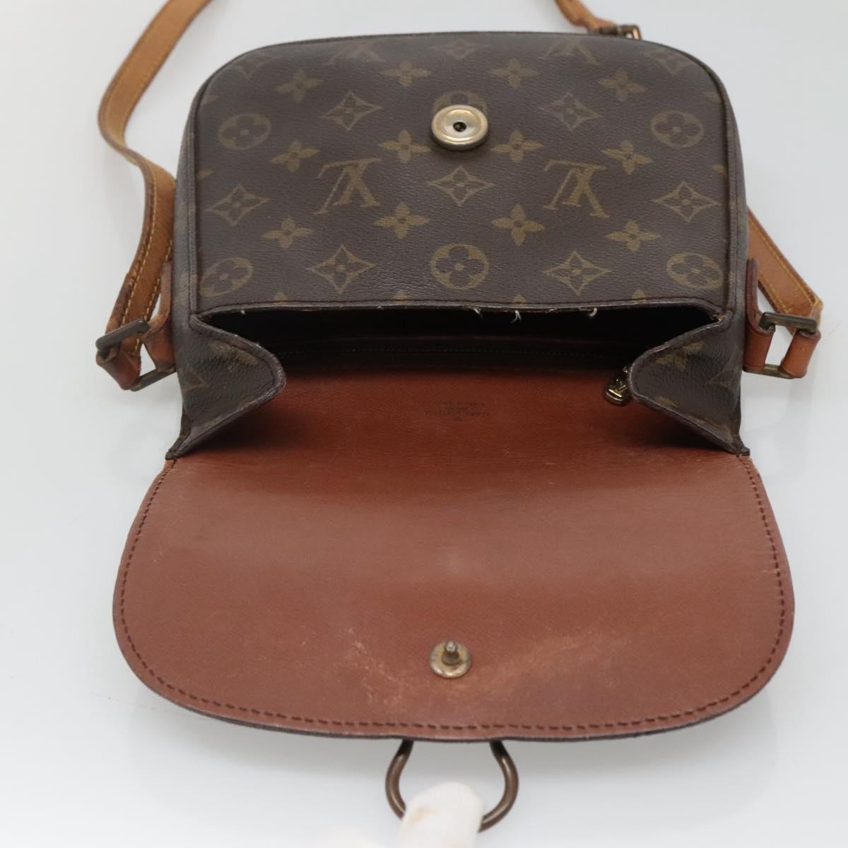LOUIS VUITTON Monogram Saint Cloud MM Shoulder Bag M51243 LV Auth 118946