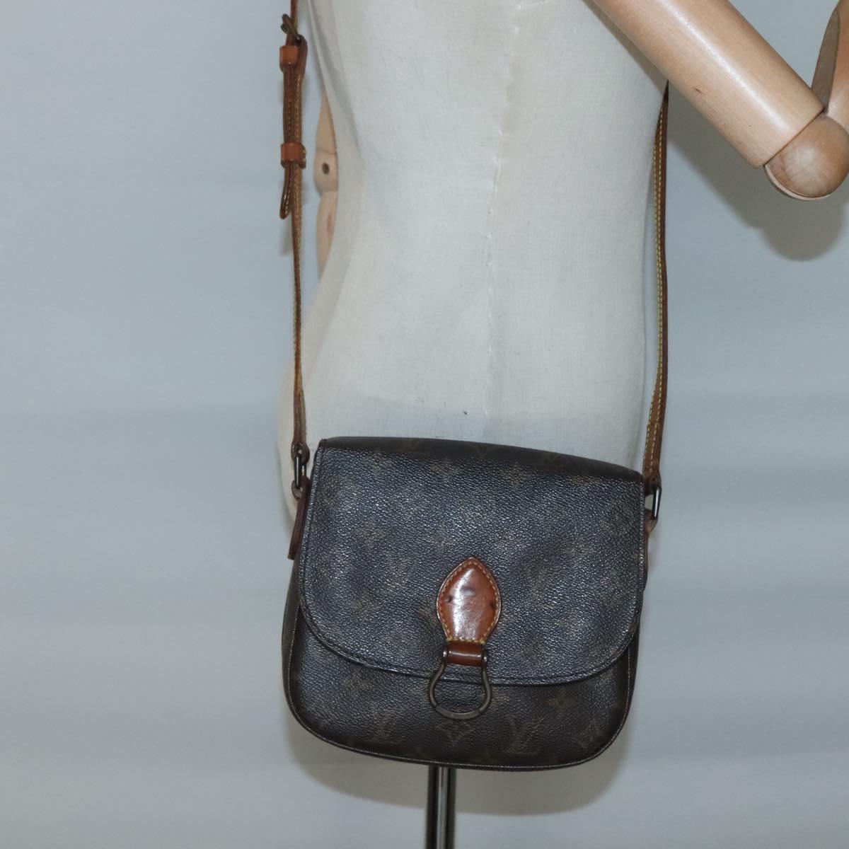 LOUIS VUITTON Monogram Saint Cloud MM Shoulder Bag M51243 LV Auth 118946