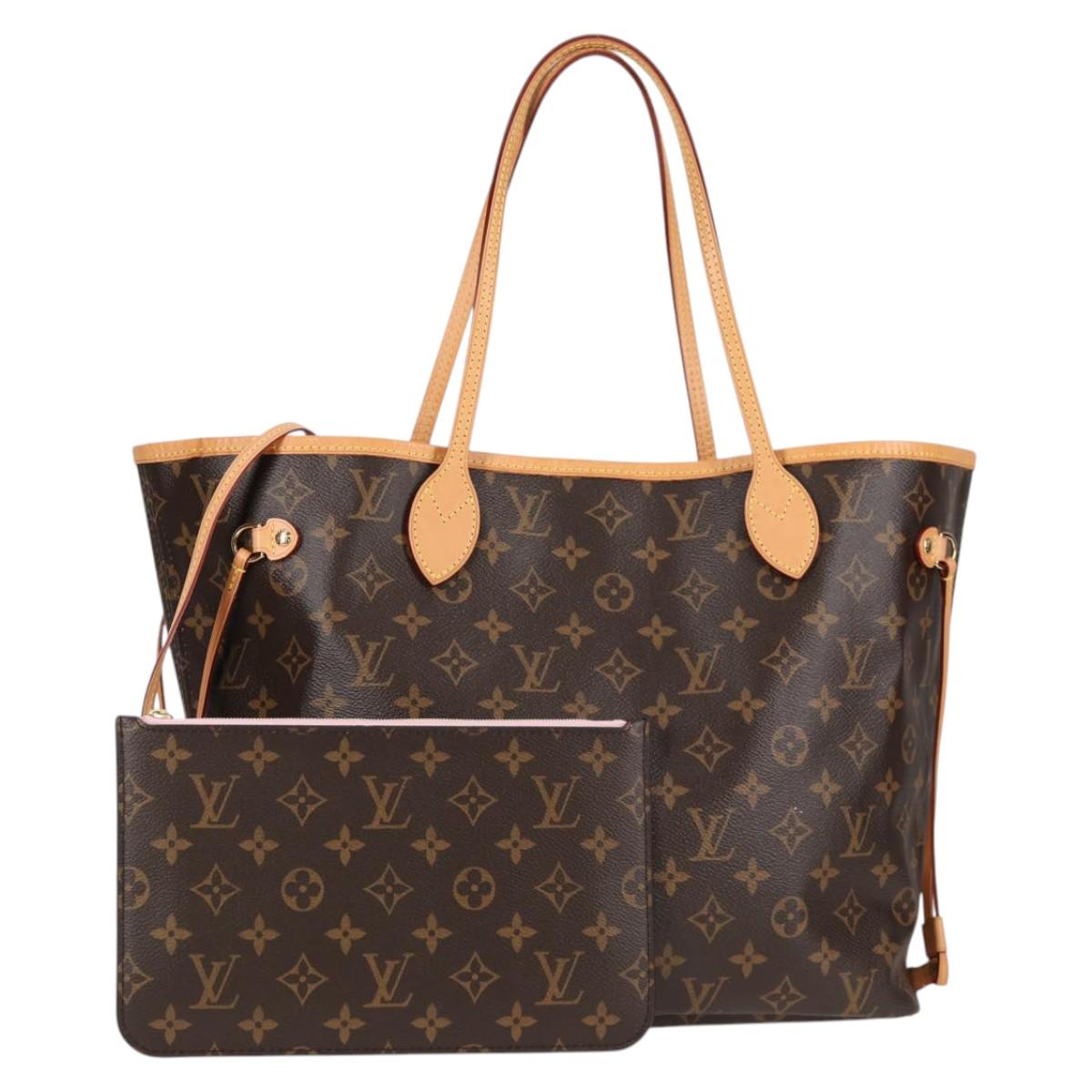 LOUIS VUITTON Monogram Neverfull MM Tote Bag M40156 LV Auth 118948A