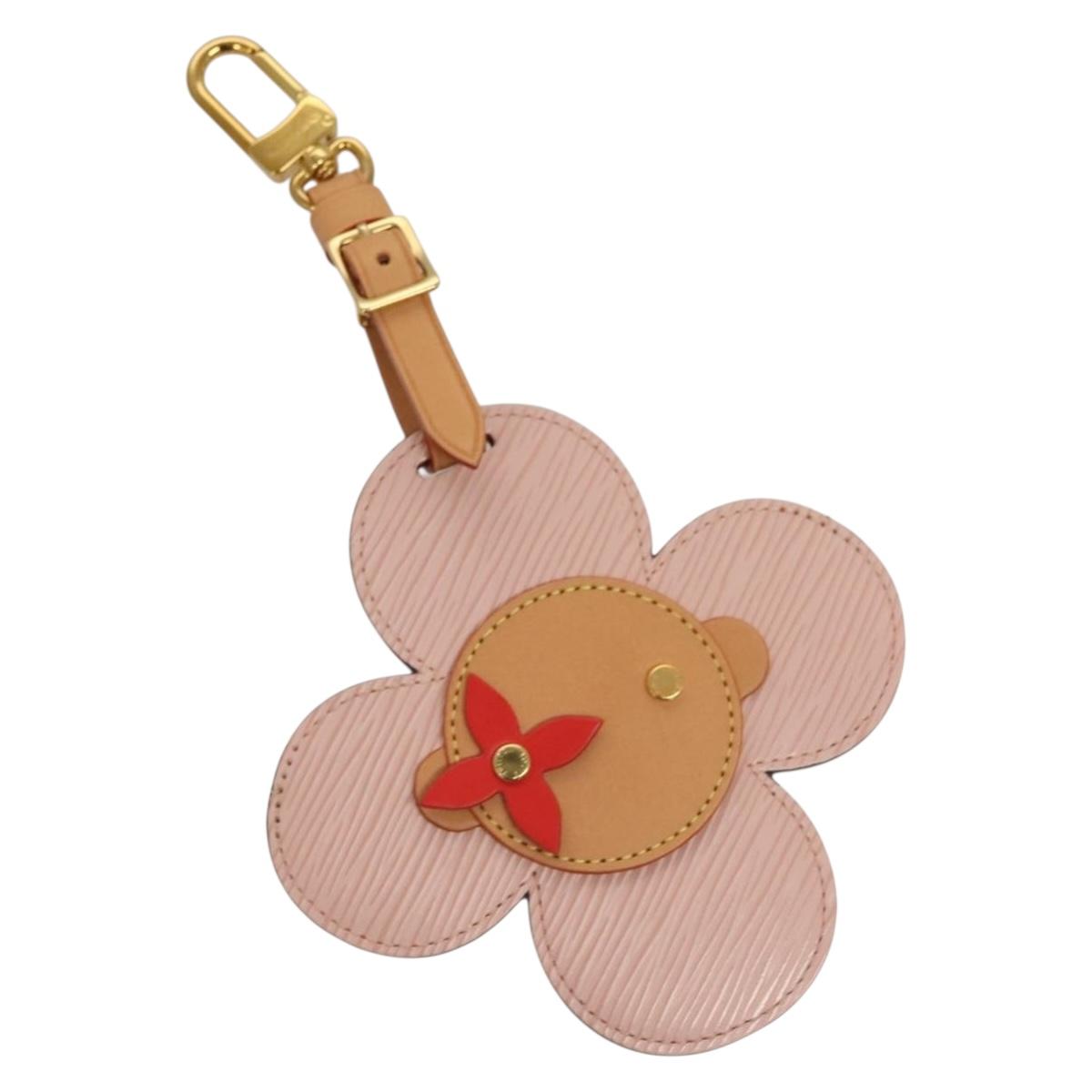 LOUIS VUITTON Epi Bijoux Sac Tag Vivienne Bag Charm Pink M69572 LV Auth 118950M