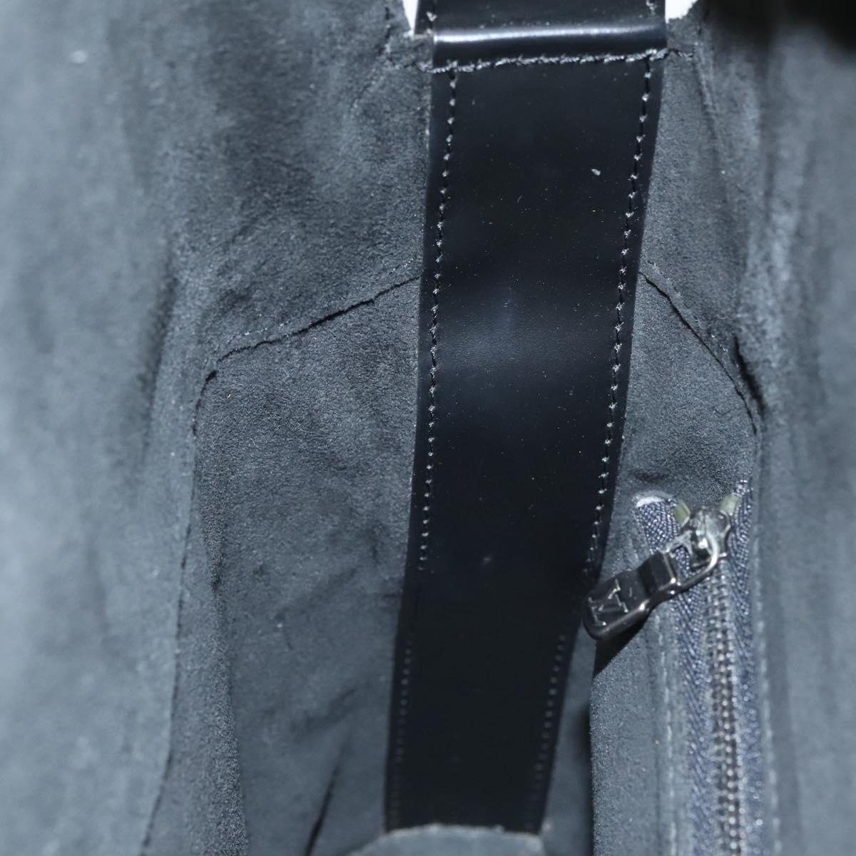 LOUIS VUITTON Epi Sac Seau Shoulder Bag Black M80161 LV Auth 119004