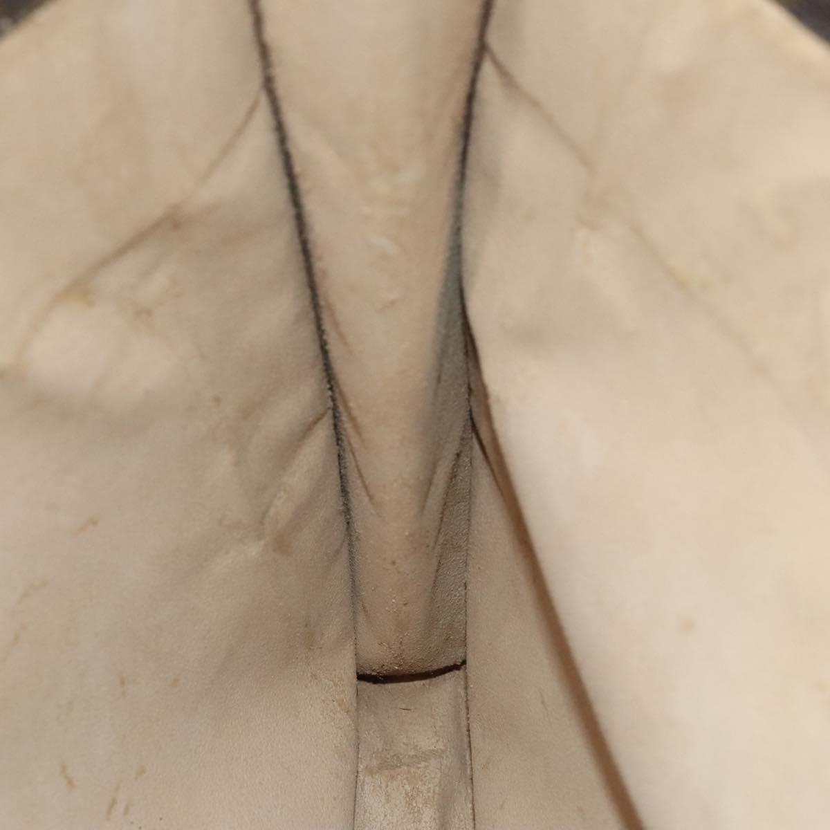 LOUIS VUITTON Monogram Sac Plat Hand Bag M51140 LV Auth 119012