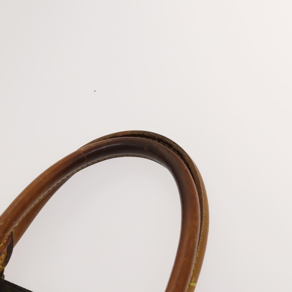 LOUIS VUITTON Monogram Sac Plat Hand Bag M51140 LV Auth 119012