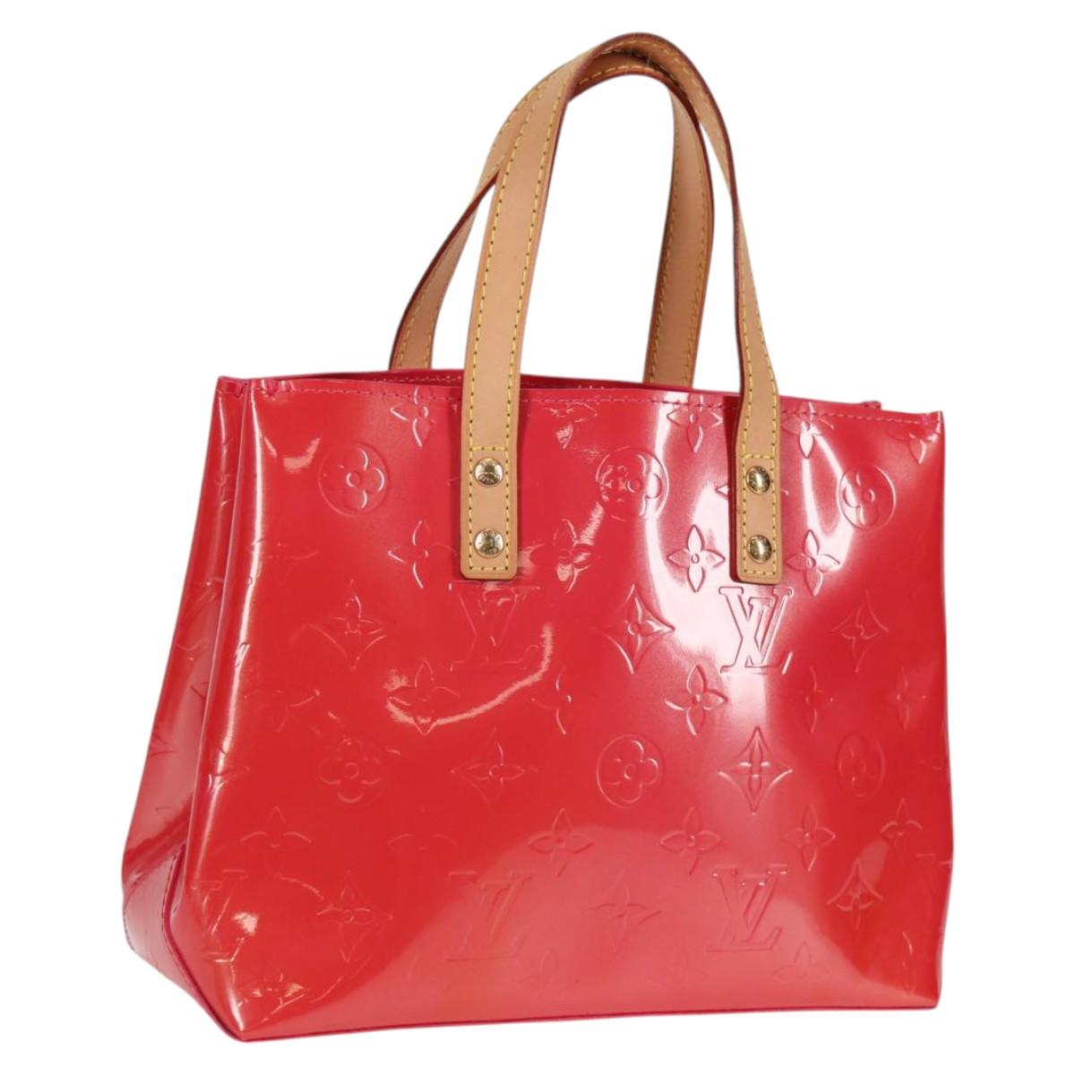 LOUIS VUITTON Monogram Vernis Reade PM Hand Bag Fran Boise M9132F Auth 119018AM