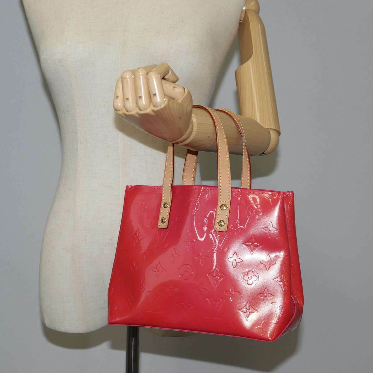 LOUIS VUITTON Monogram Vernis Reade PM Hand Bag Fran Boise M9132F Auth 119018V