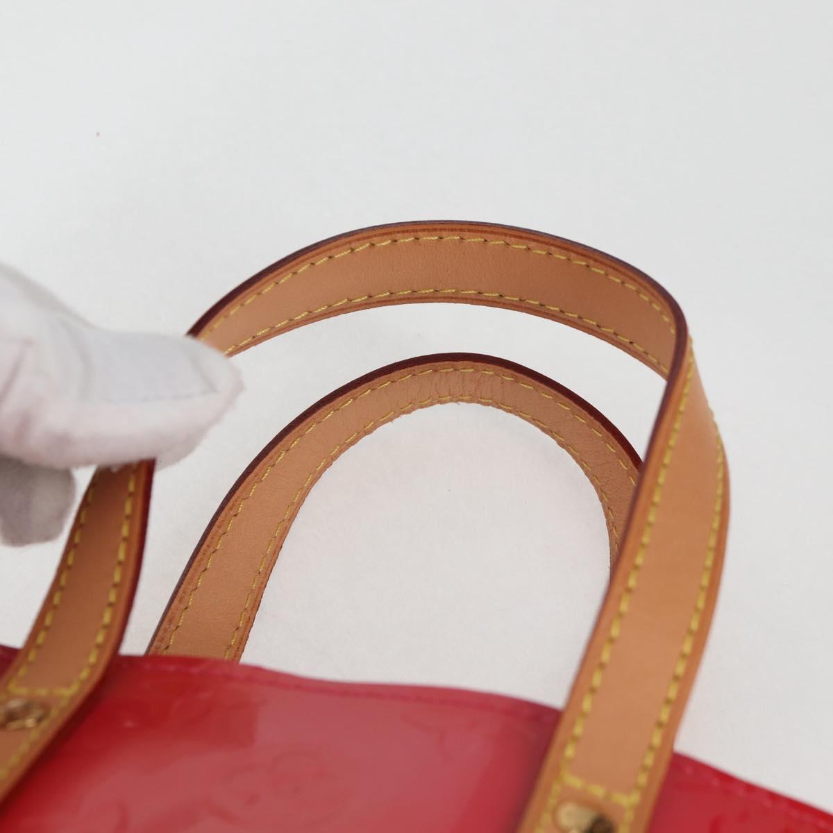 LOUIS VUITTON Monogram Vernis Reade PM Hand Bag Fran Boise M9132F Auth 119018V