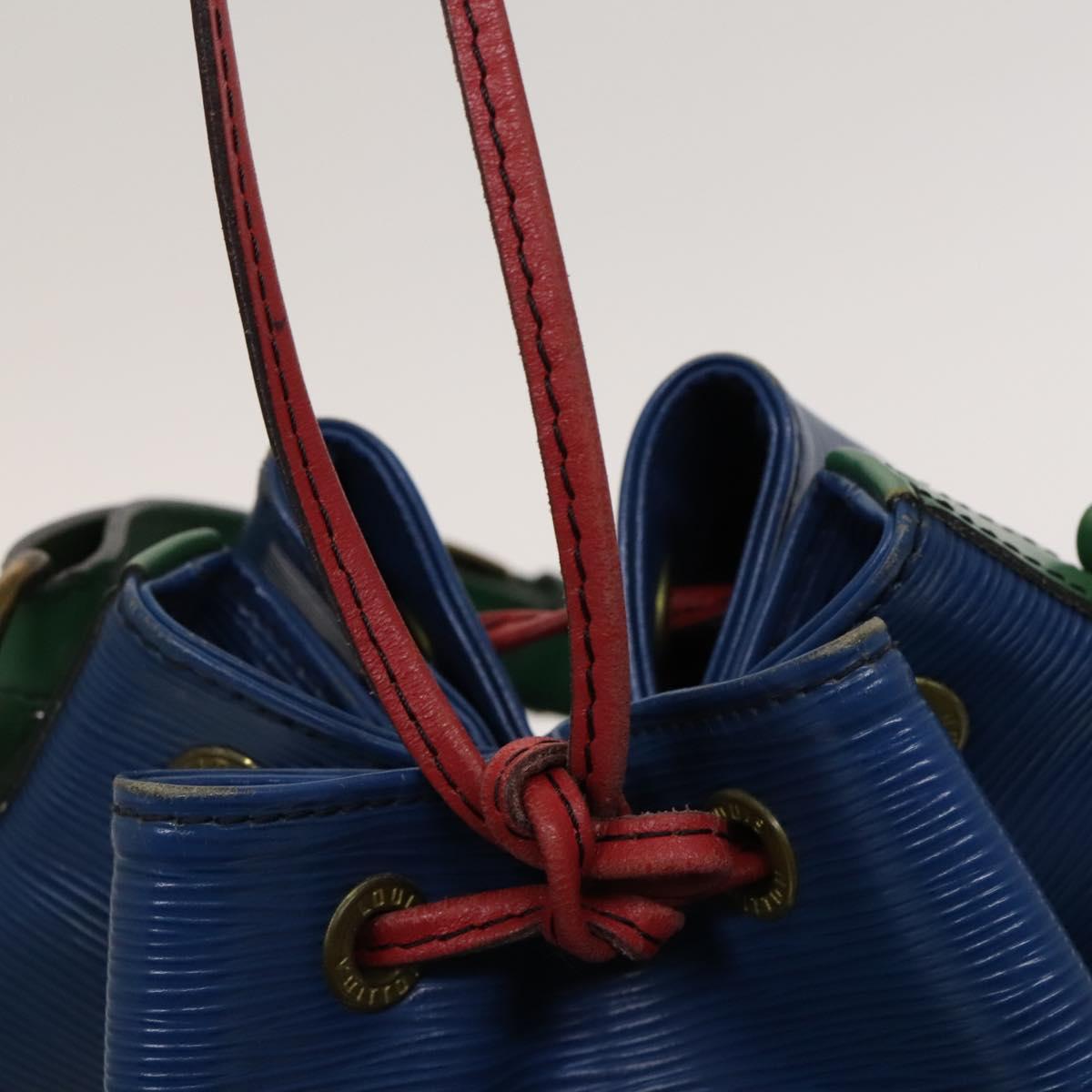 LOUIS VUITTON Epi Toriko Color Noe Bag Red Blue Green M44084 LV Auth 119021