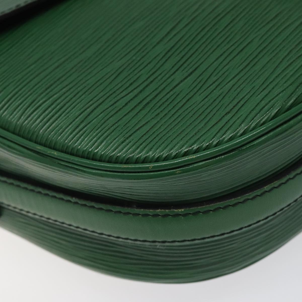 LOUIS VUITTON Epi Jeune Fille MM Shoulder Bag Green M52154 LV Auth 119058