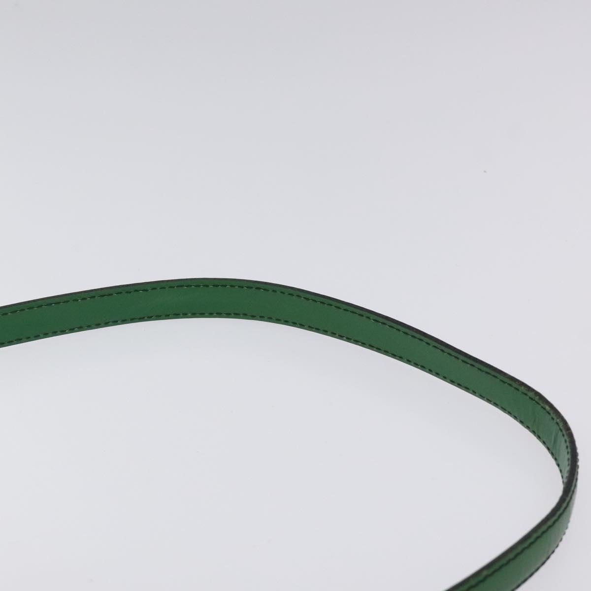 LOUIS VUITTON Epi Jeune Fille MM Shoulder Bag Green M52154 LV Auth 119058