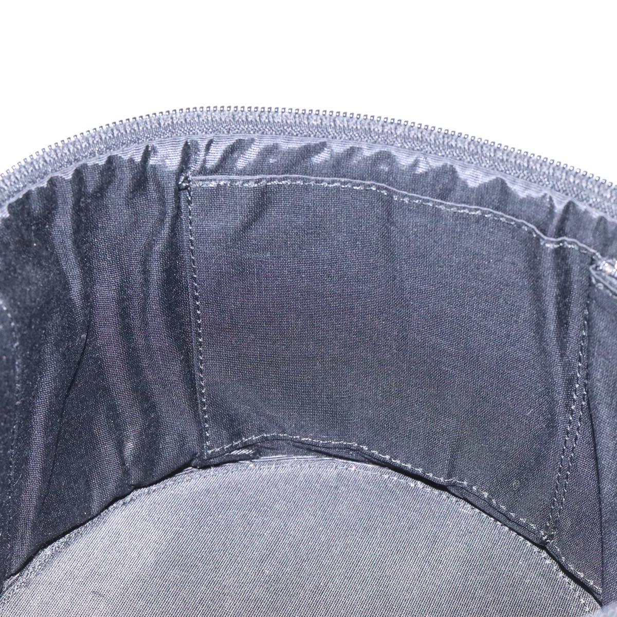 Burberrys Nova Check Vanity Pouch Canvas Beige Gold Auth 119070