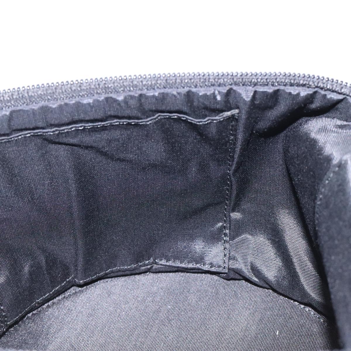 Burberrys Nova Check Vanity Pouch Canvas Beige Gold Auth 119070