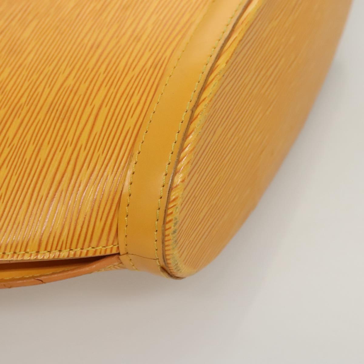 LOUIS VUITTON Epi Saint Jacques Hand Bag Yellow M52279 LV Auth 119121