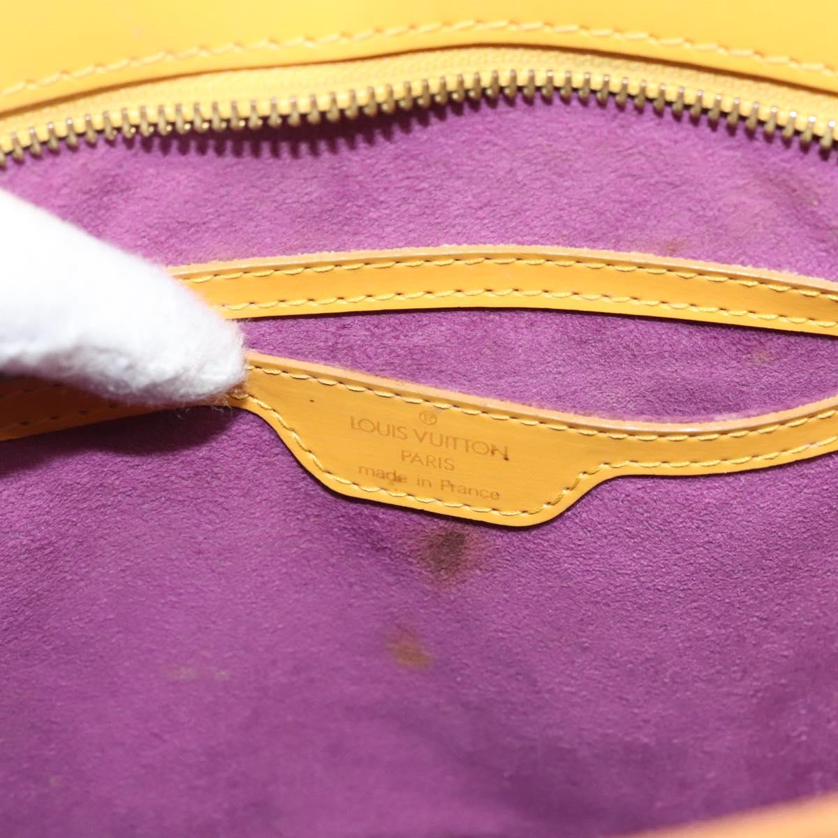 LOUIS VUITTON Epi Saint Jacques Hand Bag Yellow M52279 LV Auth 119121