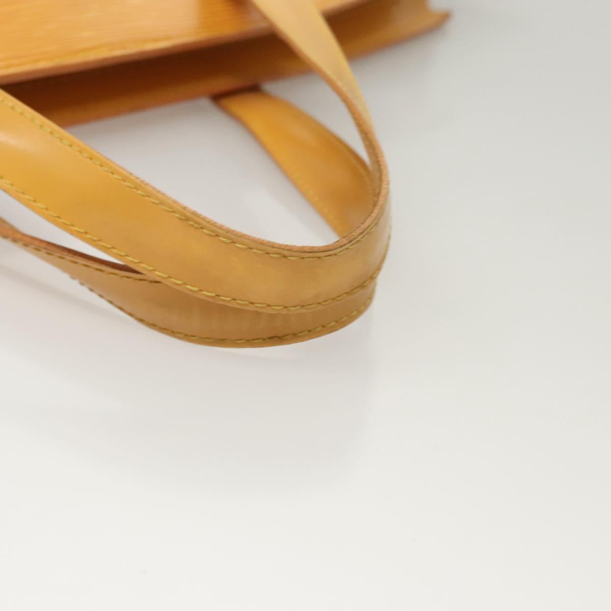 LOUIS VUITTON Epi Saint Jacques Hand Bag Yellow M52279 LV Auth 119121