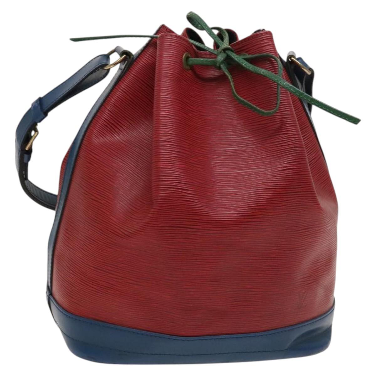 LOUIS VUITTON Epi Toriko Color Noe Bag Red Blue Green M44084 LV Auth 119123