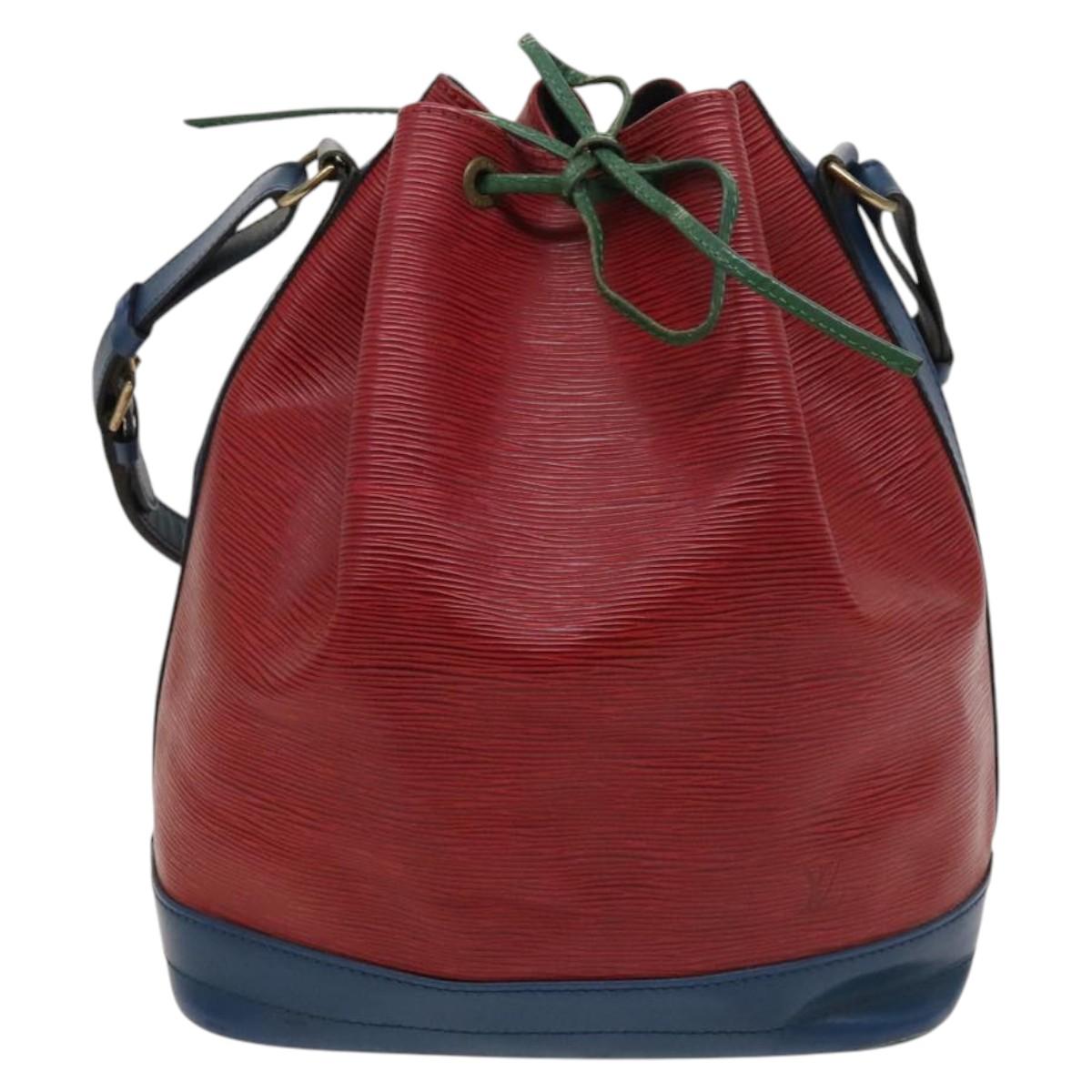 LOUIS VUITTON Epi Toriko Color Noe Bag Red Blue Green M44084 LV Auth 119123