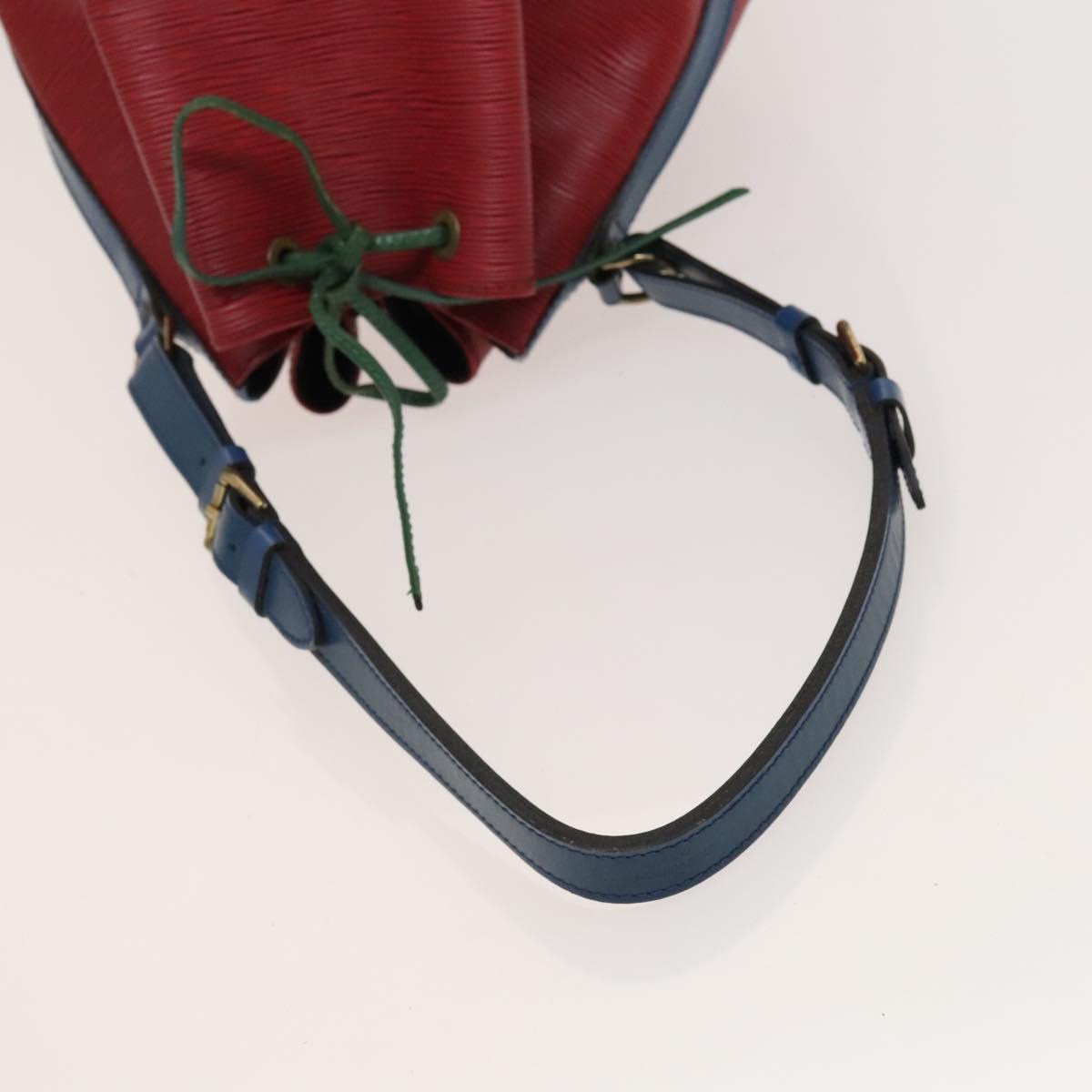 LOUIS VUITTON Epi Toriko Color Noe Bag Red Blue Green M44084 LV Auth 119123