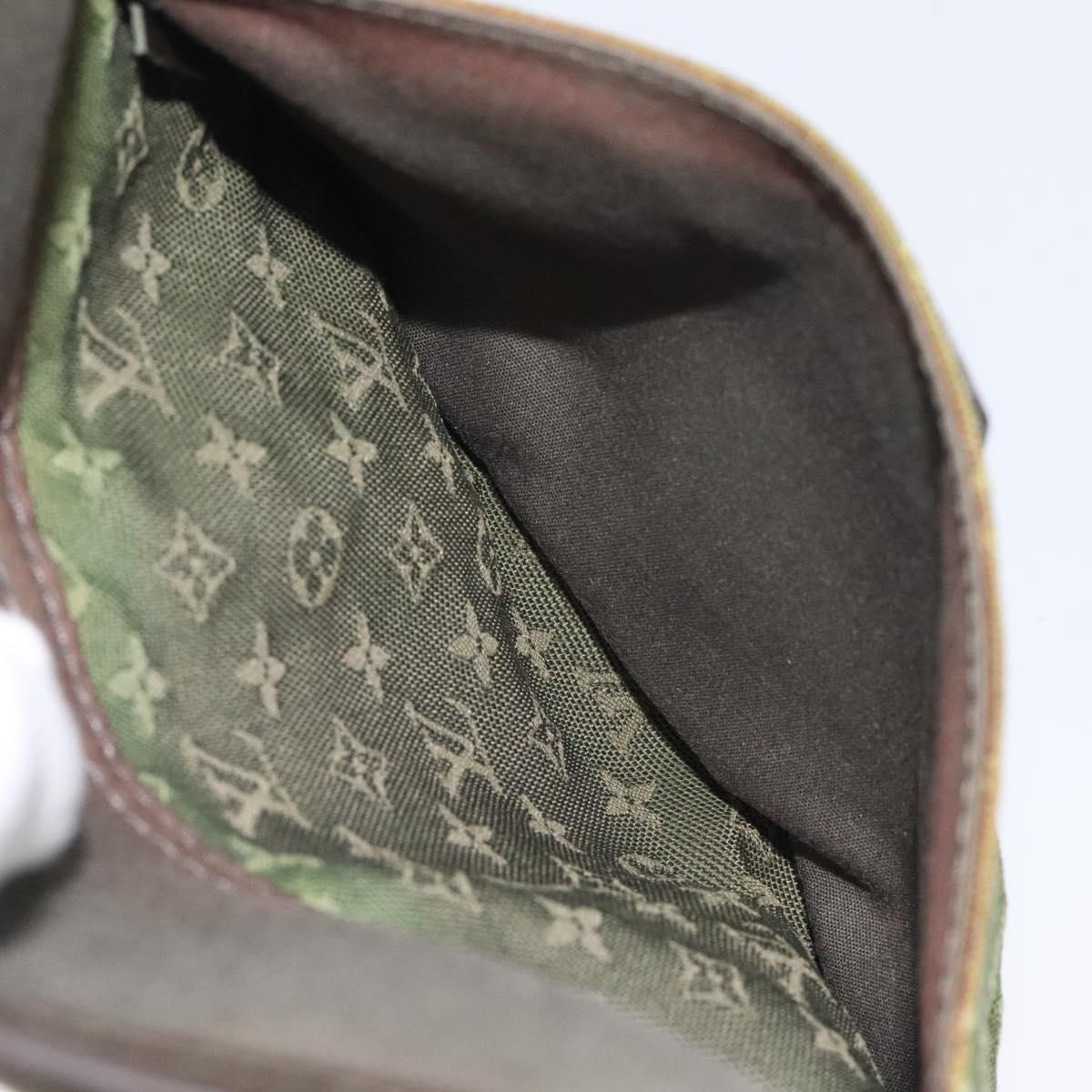 LOUIS VUITTON Monogram Mini Sac Marie Kate Bag TST Khaki M92507 LV Auth 119130