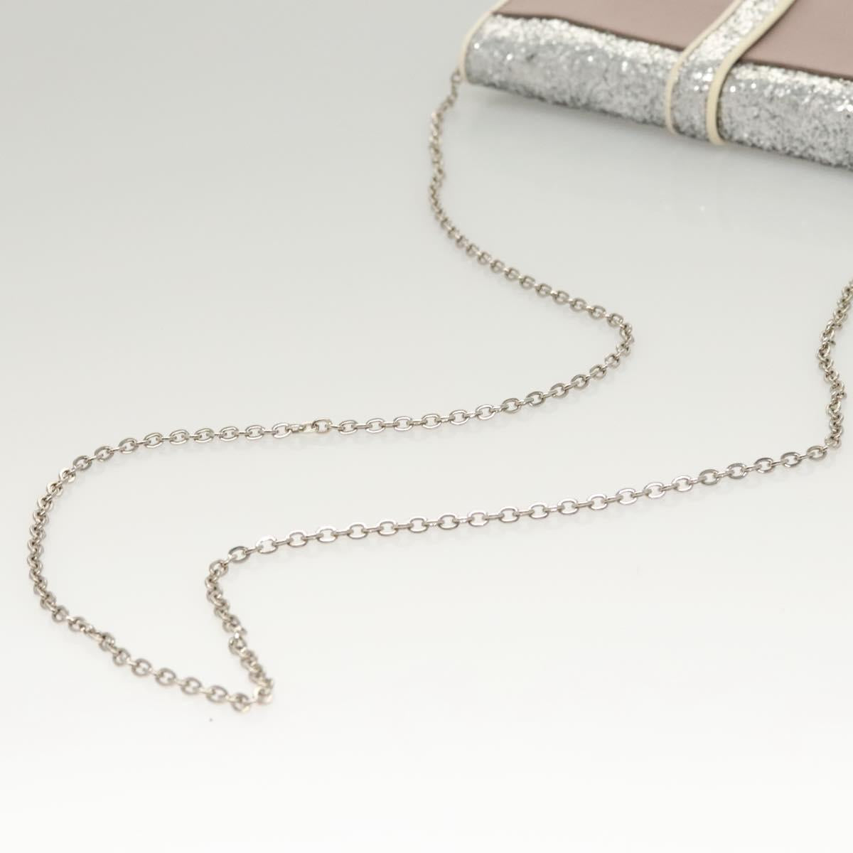 Miu Miu Matelasse Chain Shoulder Bag Leather Pink Auth 119144