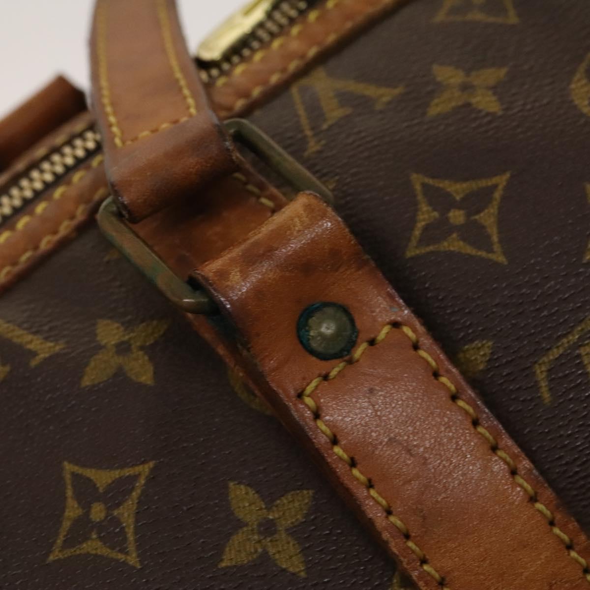 LOUIS VUITTON Monogram Sac Souple 45 Boston Bag M41624 LV Auth 119156