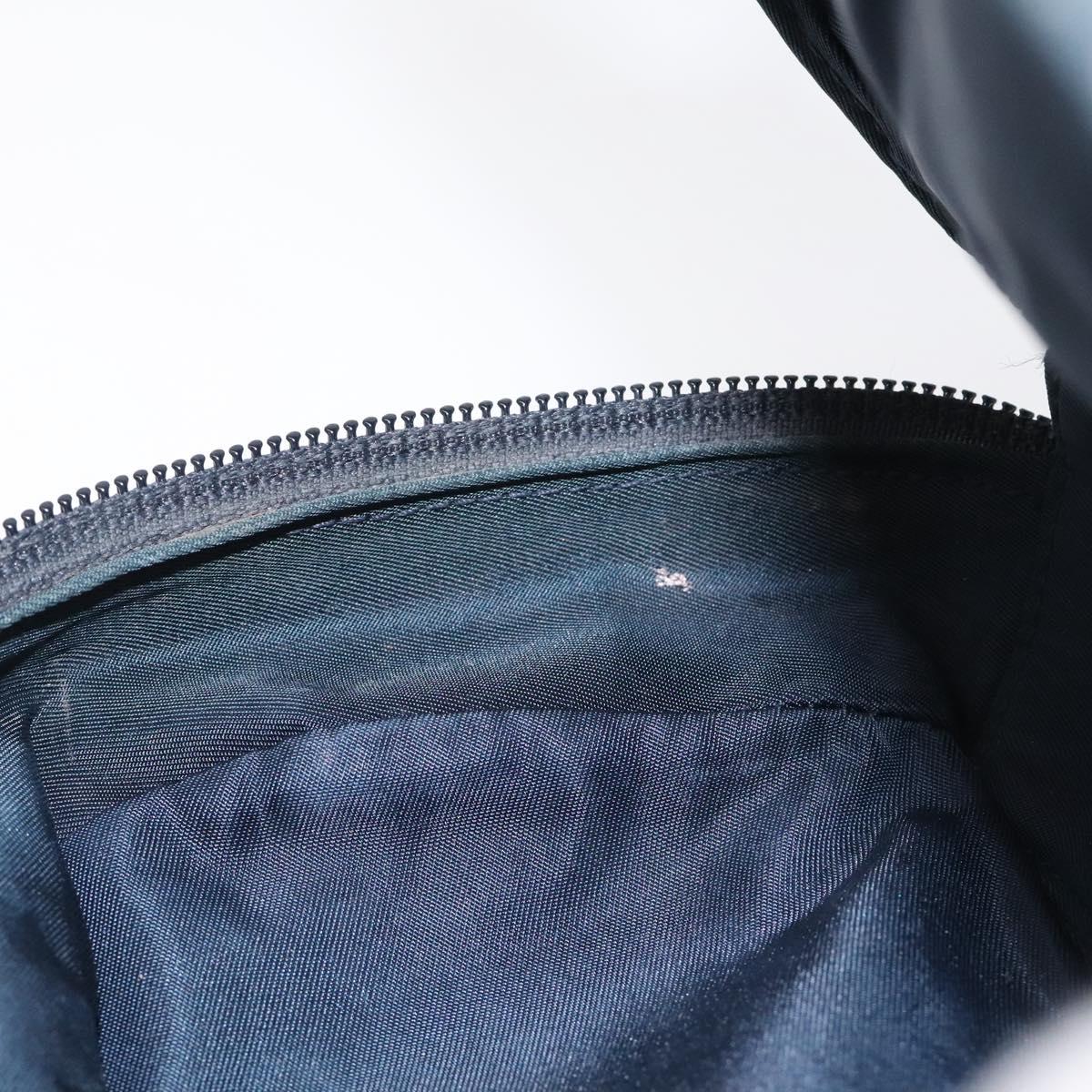 Christian Dior Trotter Canvas Pouch Navy Auth 119182