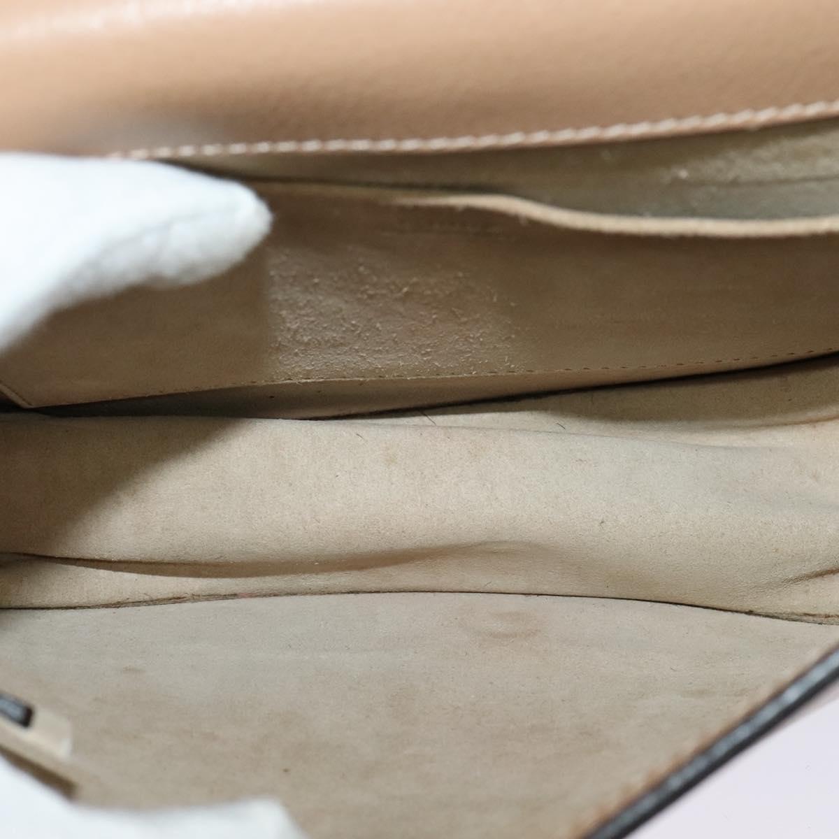 Chloe Nile Hand Bag Leather 2way Pink Gold Auth 119191