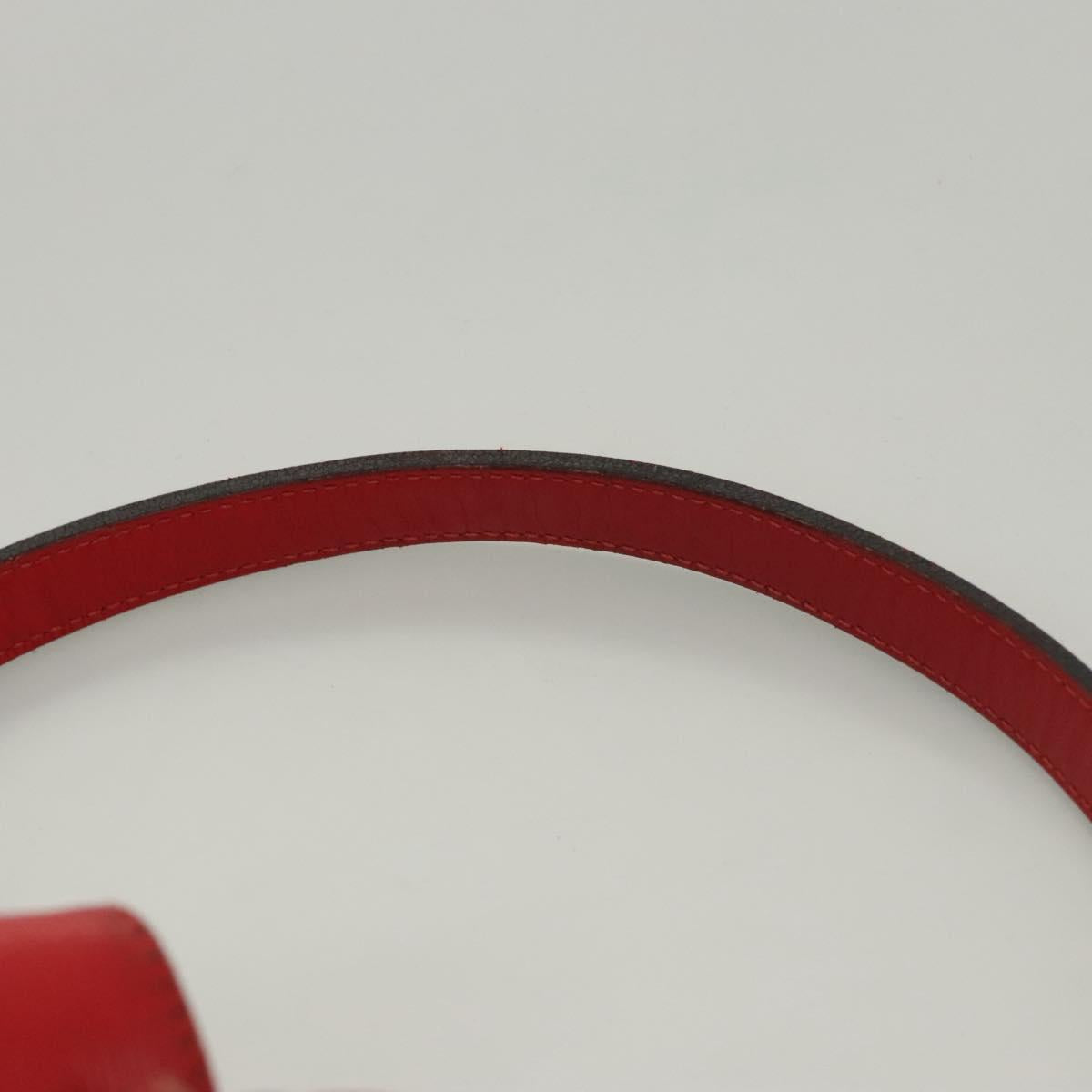 LOUIS VUITTON Epi Petit Noe Shoulder Bag Red M44107 LV Auth 119202