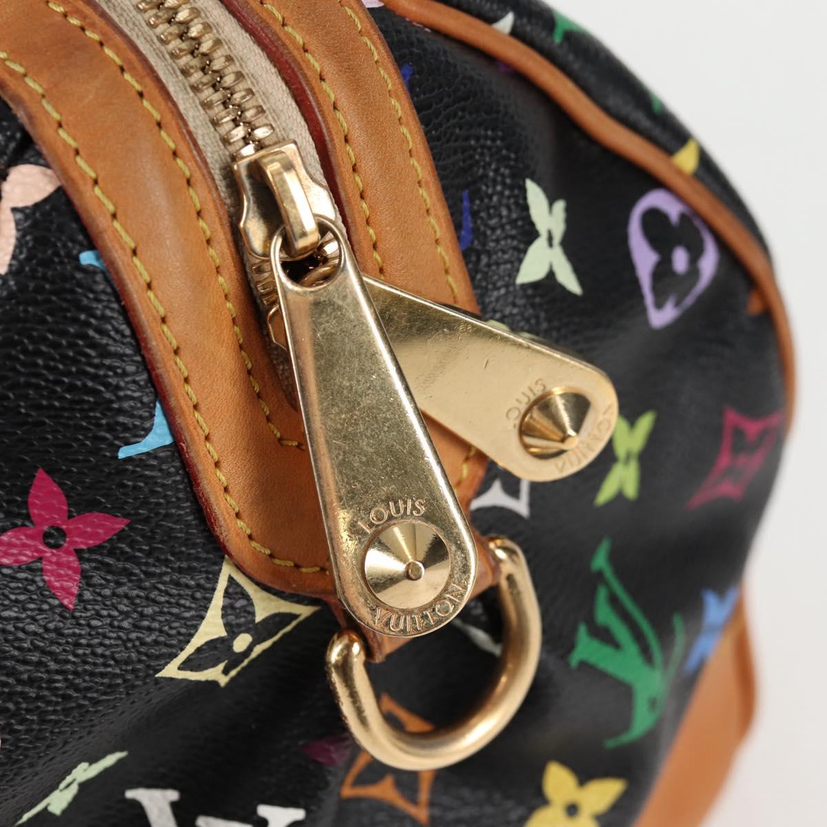 LOUIS VUITTON Monogram Multicolor Courtney MM Bag 2way Black M45642 Auth 119223V