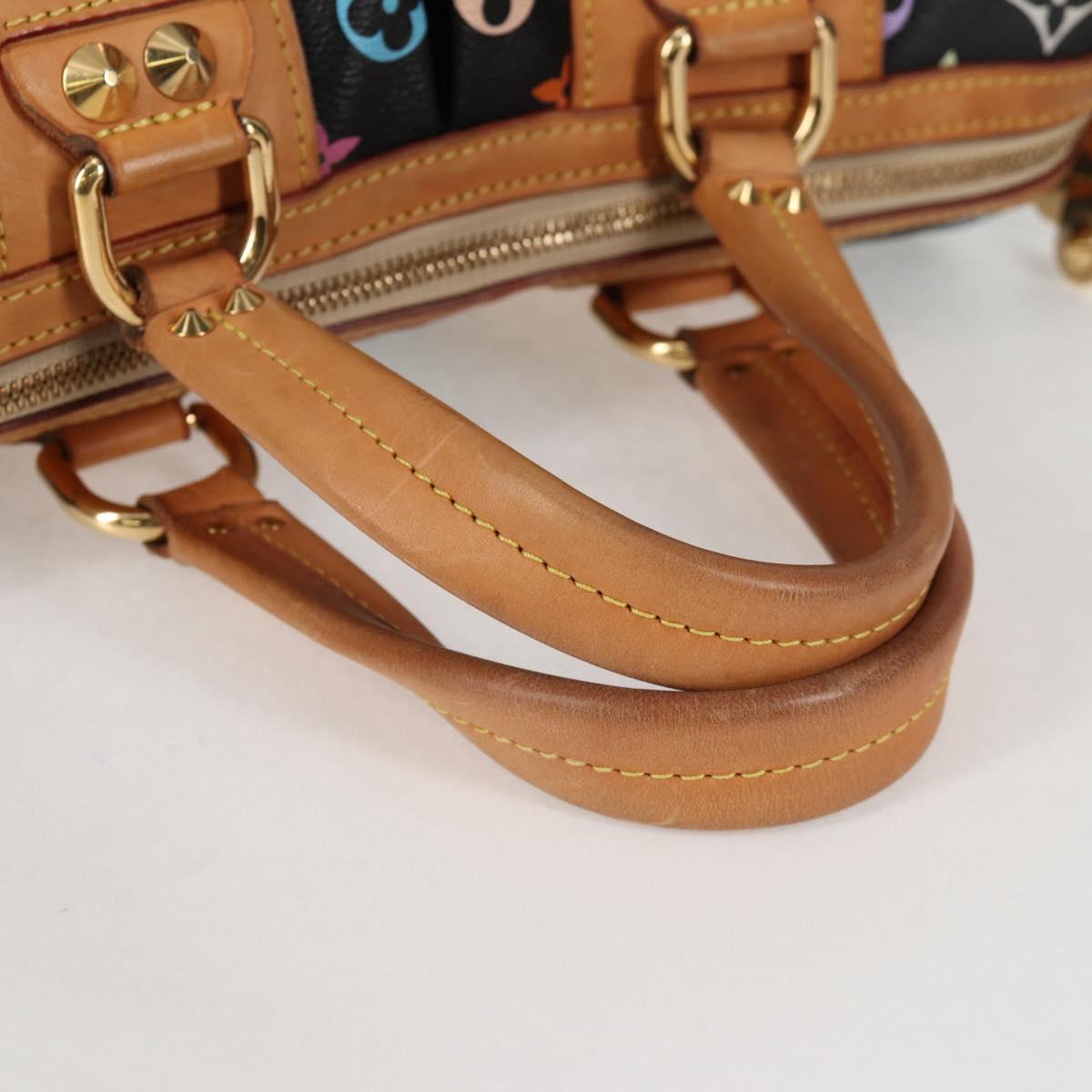 LOUIS VUITTON Monogram Multicolor Courtney MM Bag 2way Black M45642 Auth 119223V