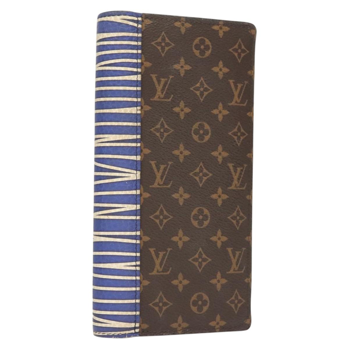 LOUIS VUITTON Monogram Patchwork Porte Feuille Brother Wallet M69739 Auth 119246