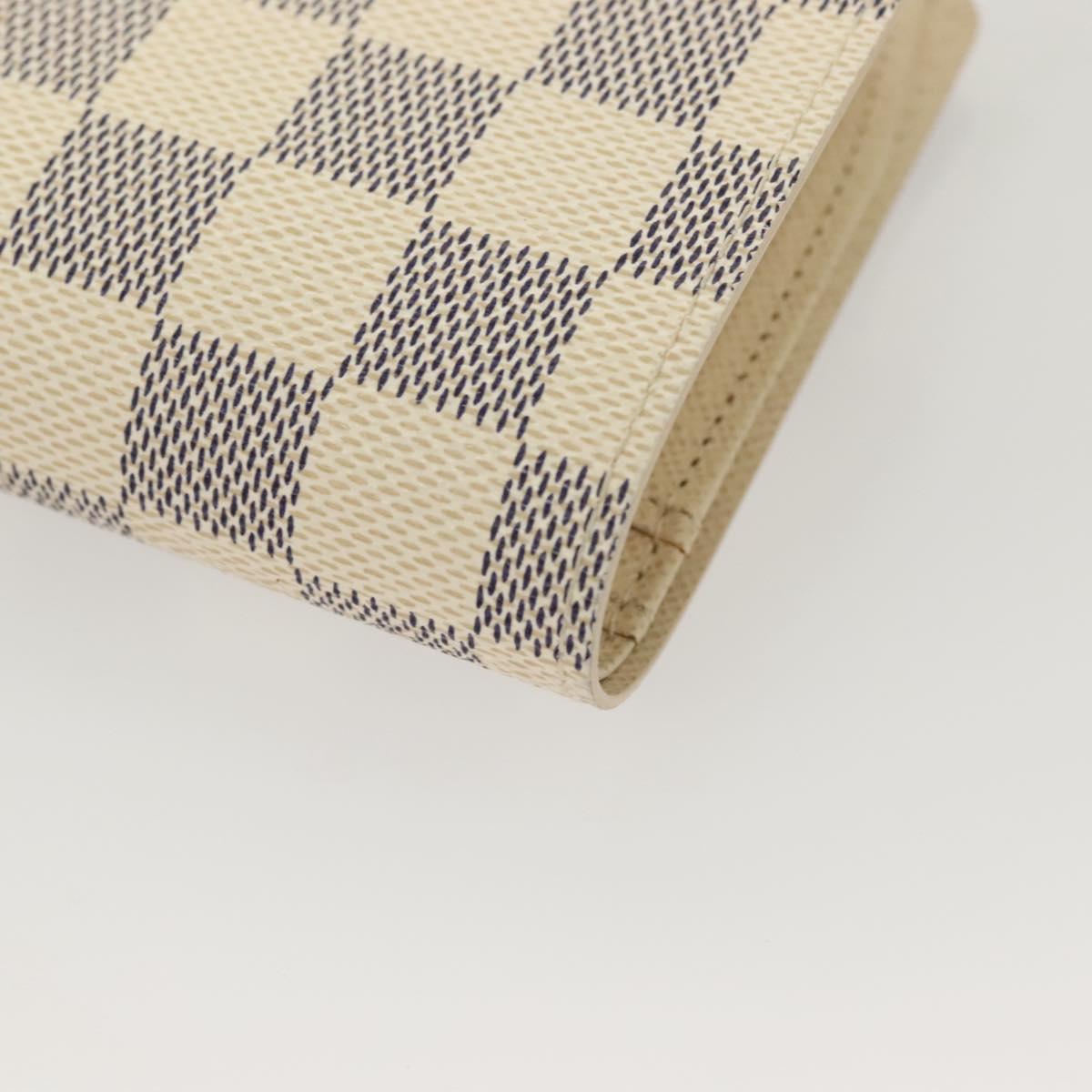 LOUIS VUITTON Damier Azur Portefeuille Viennois Wallet N61676 LV Auth 119248V