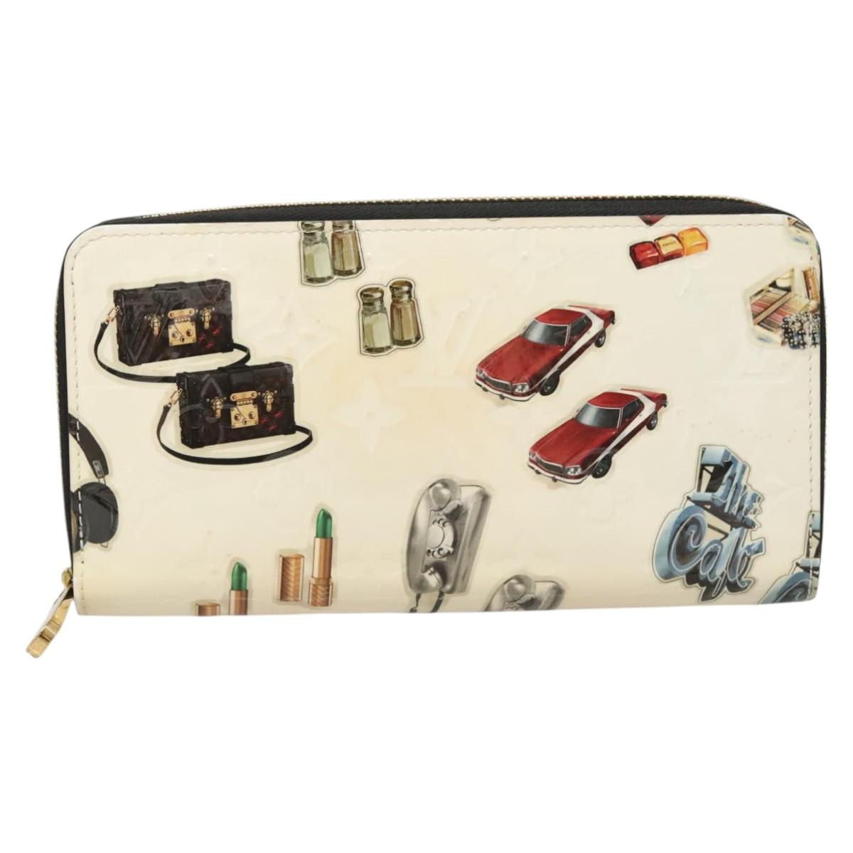 LOUIS VUITTON Monogram Vernis Nicolas Ghesquire Zippy Wallet M50370 Auth 119251