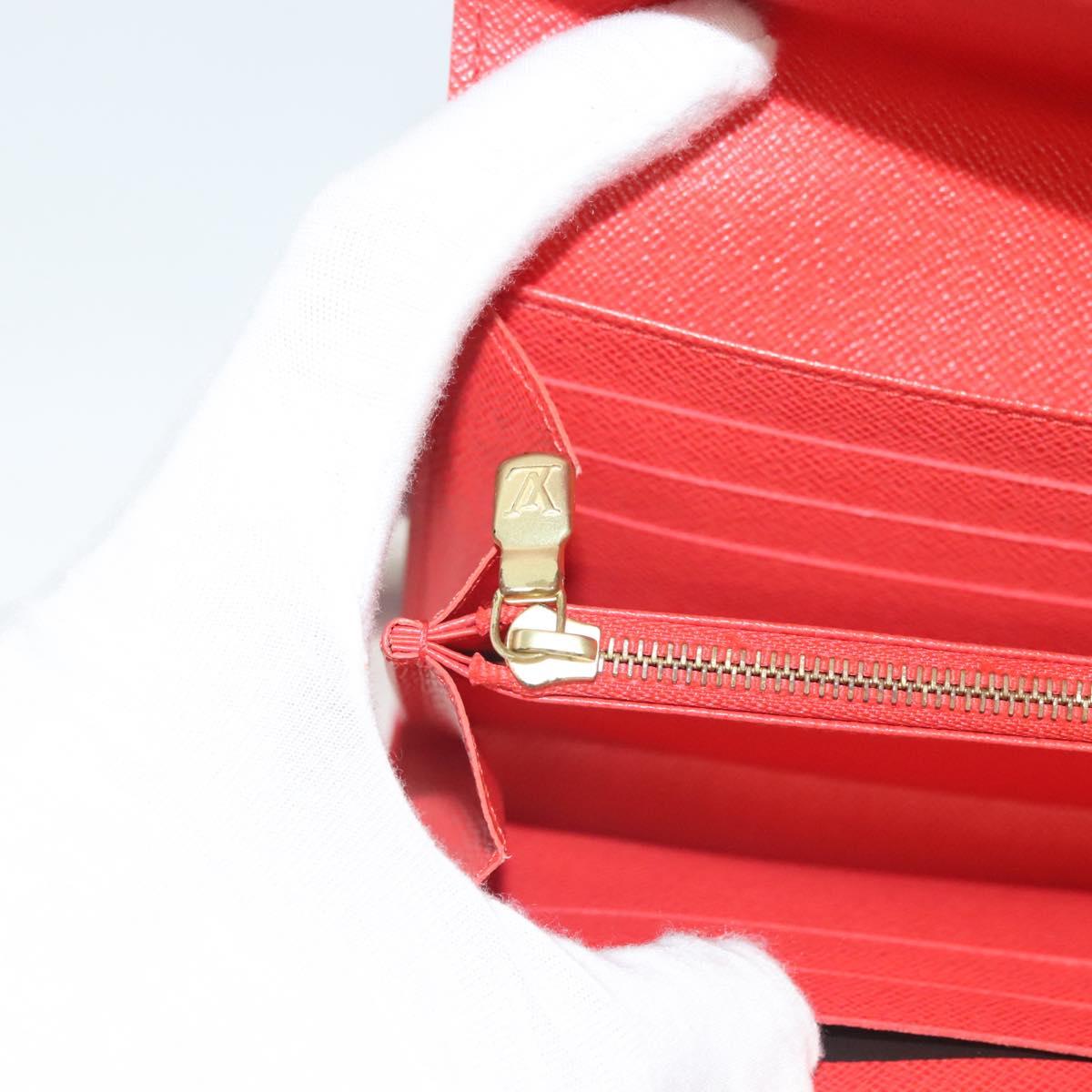 LOUIS VUITTON Monogram Jungle Dot Portefeuille Sarah Wallet M41381 Auth 119252V