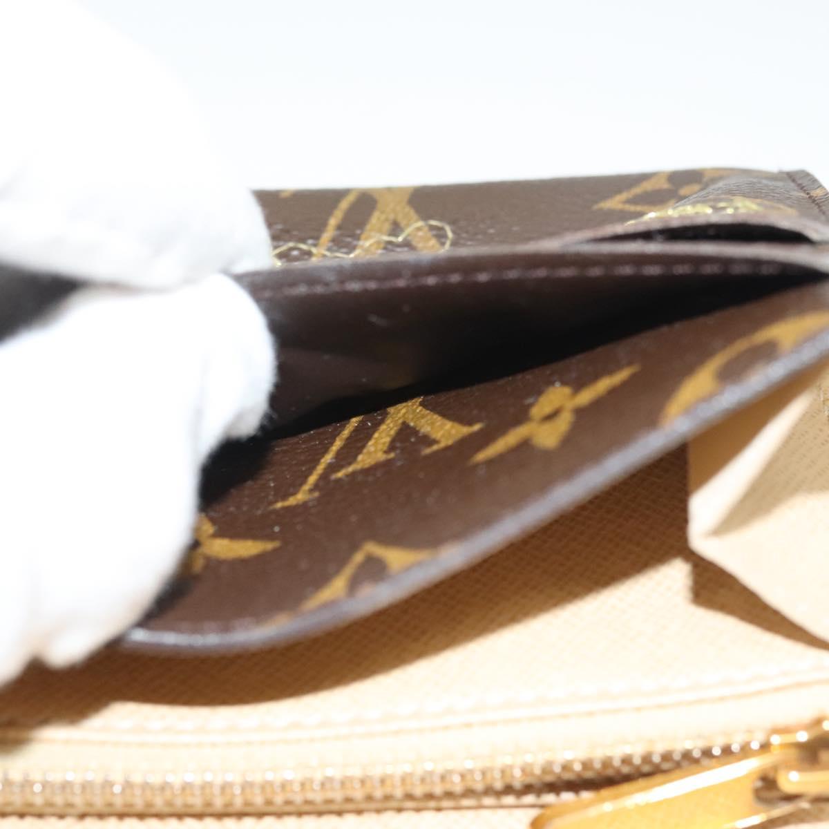 LOUIS VUITTON Monogram Dentelle Portefeuille Sarah Wallet M95390 LV Auth 119253V