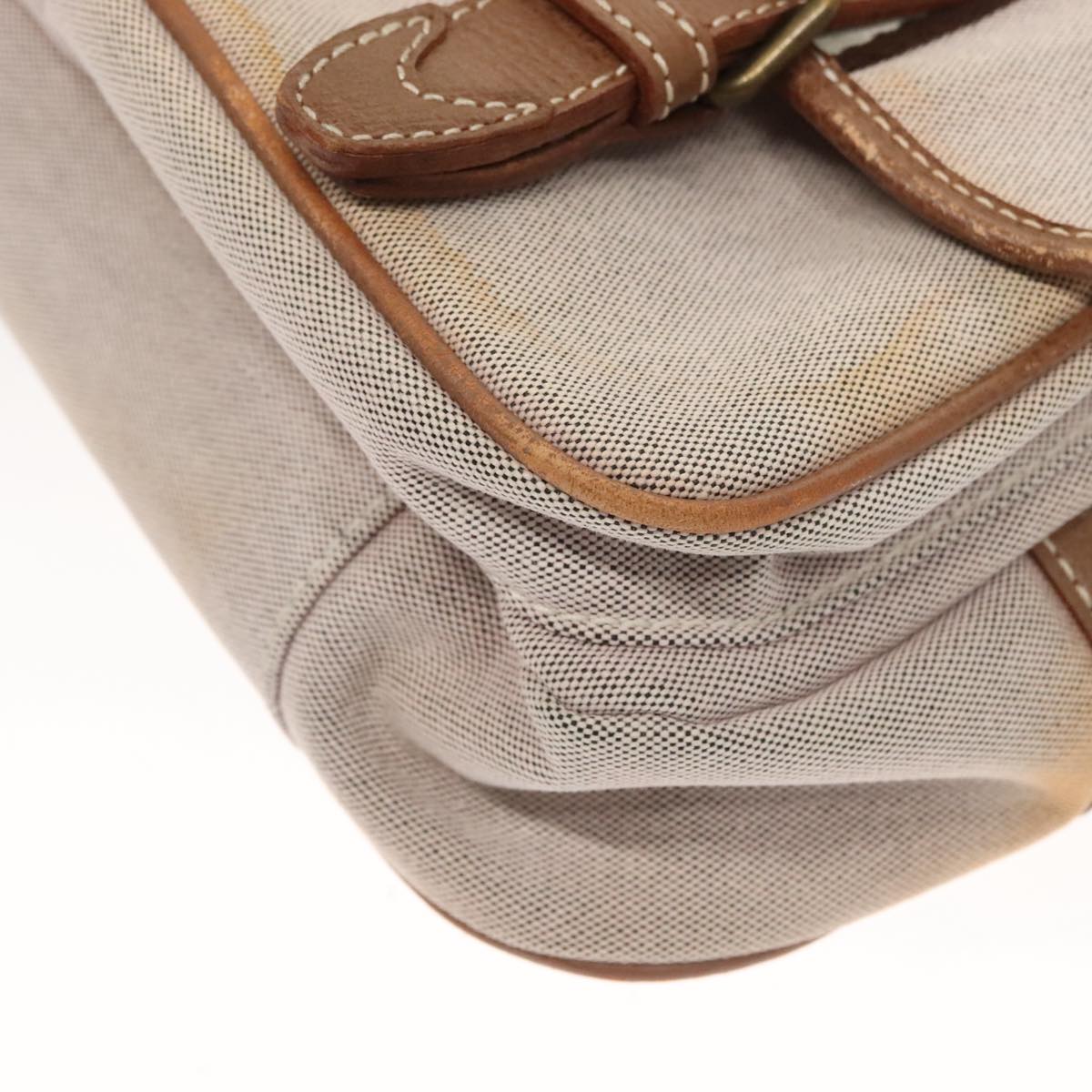 BURBERRY Blue Label Shoulder Bag Canvas Pink Auth 119316