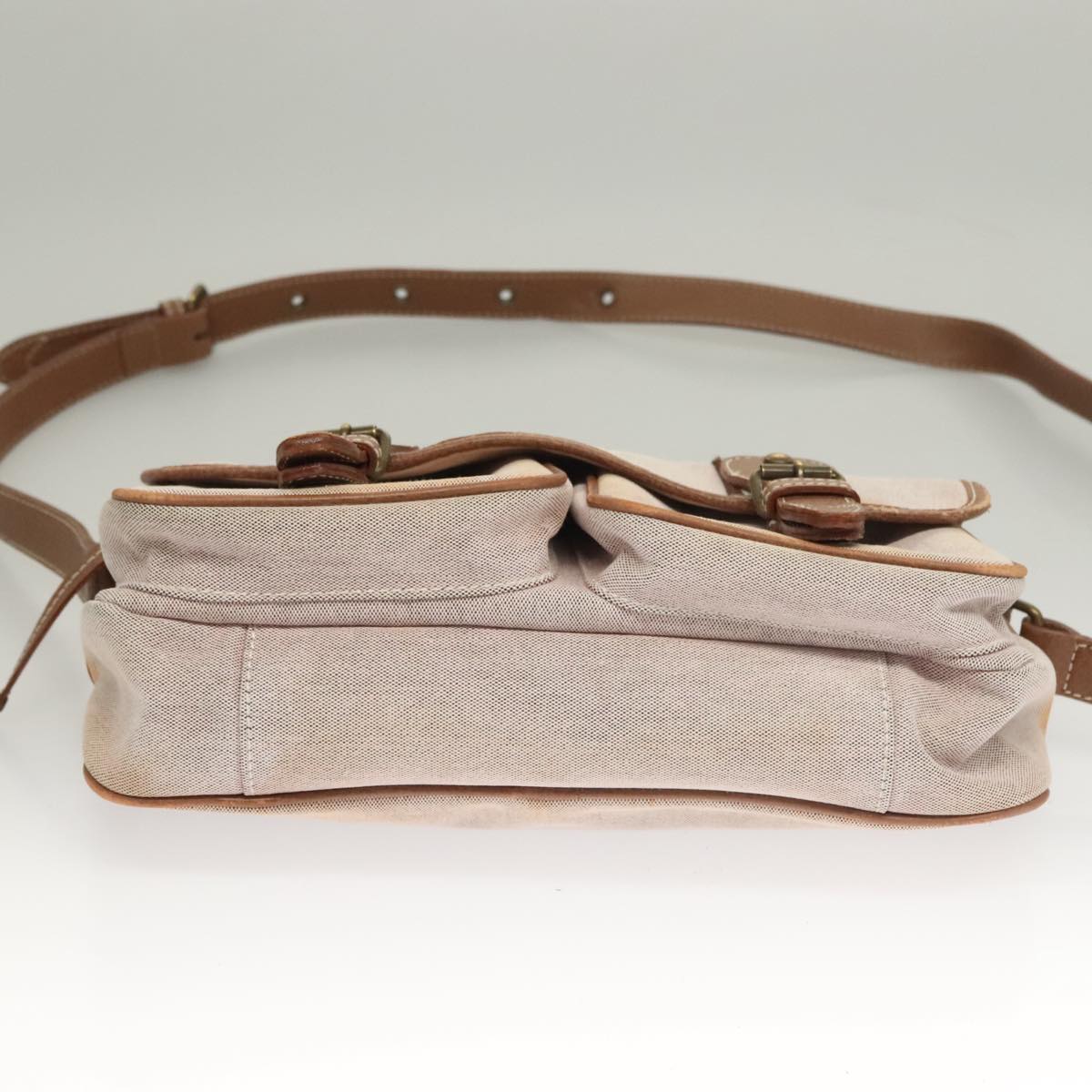 BURBERRY Blue Label Shoulder Bag Canvas Pink Auth 119316