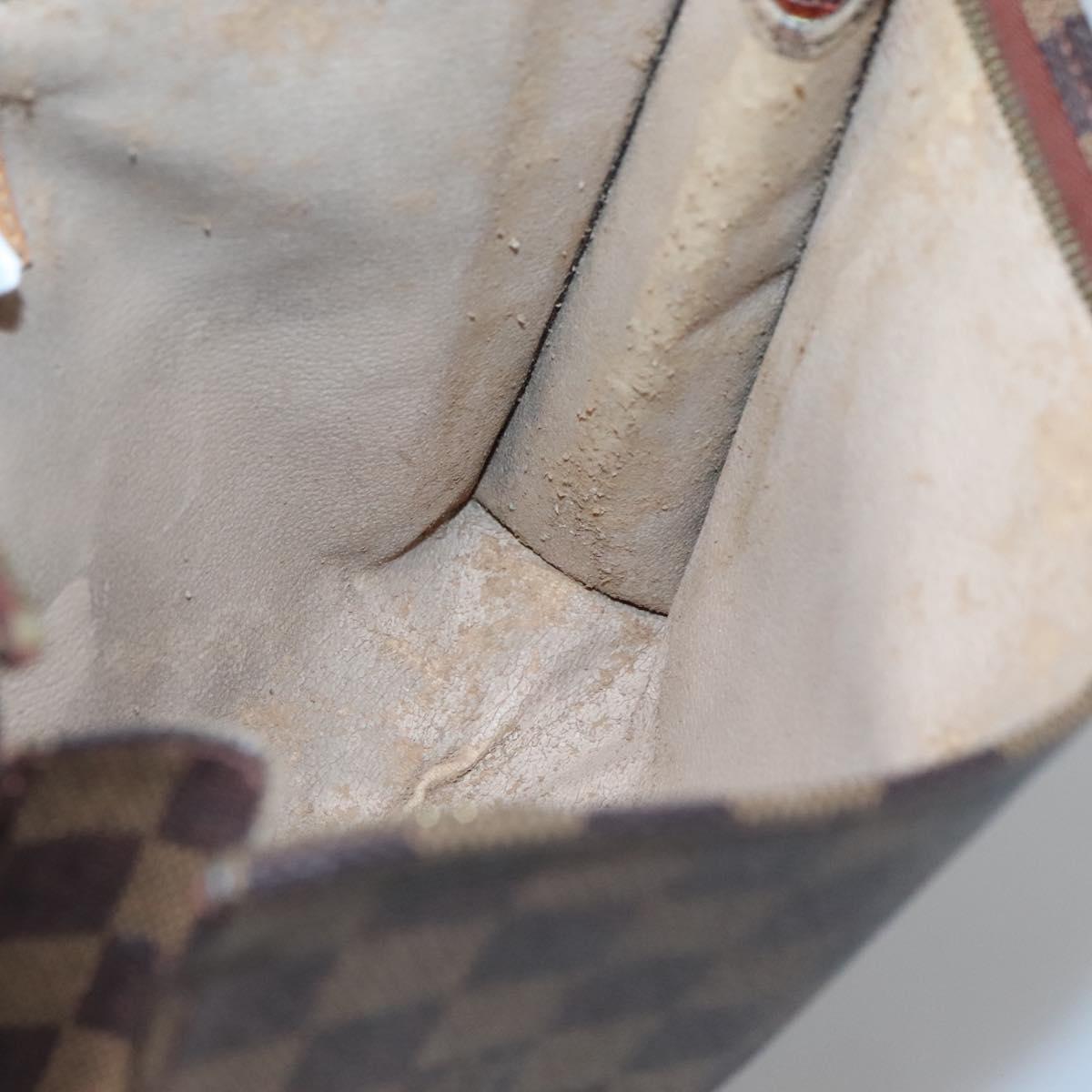 LOUIS VUITTON Damier Ebene Poche Toilette 26 Pouch N47543 LV Auth 119346