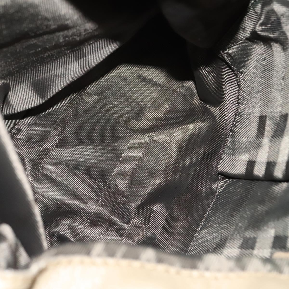 BURBERRY Shoulder Bag Leather Beige Auth 119364