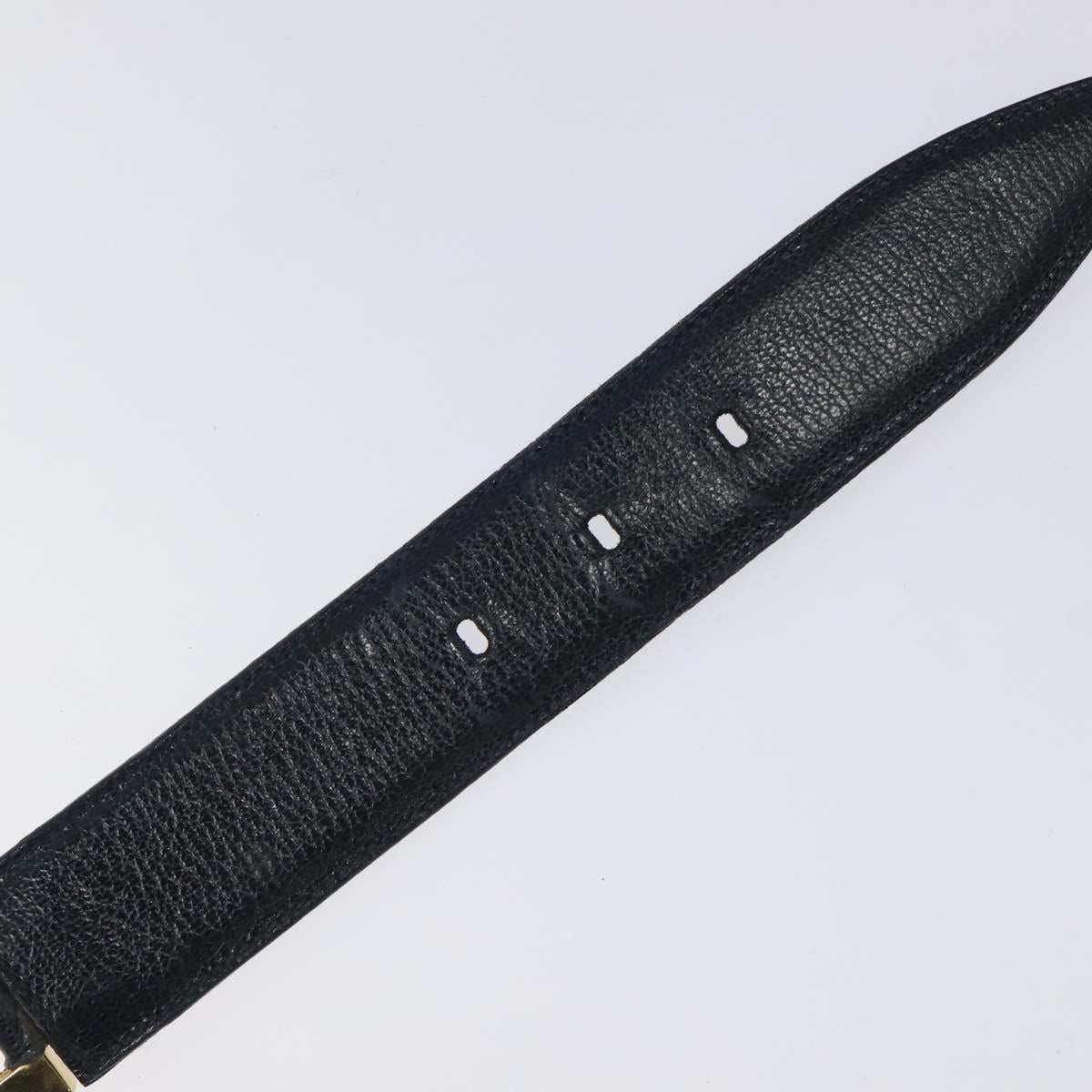 Salvatore Ferragamo Gancini Belt Leather 34.6"" Navy Auth 119422