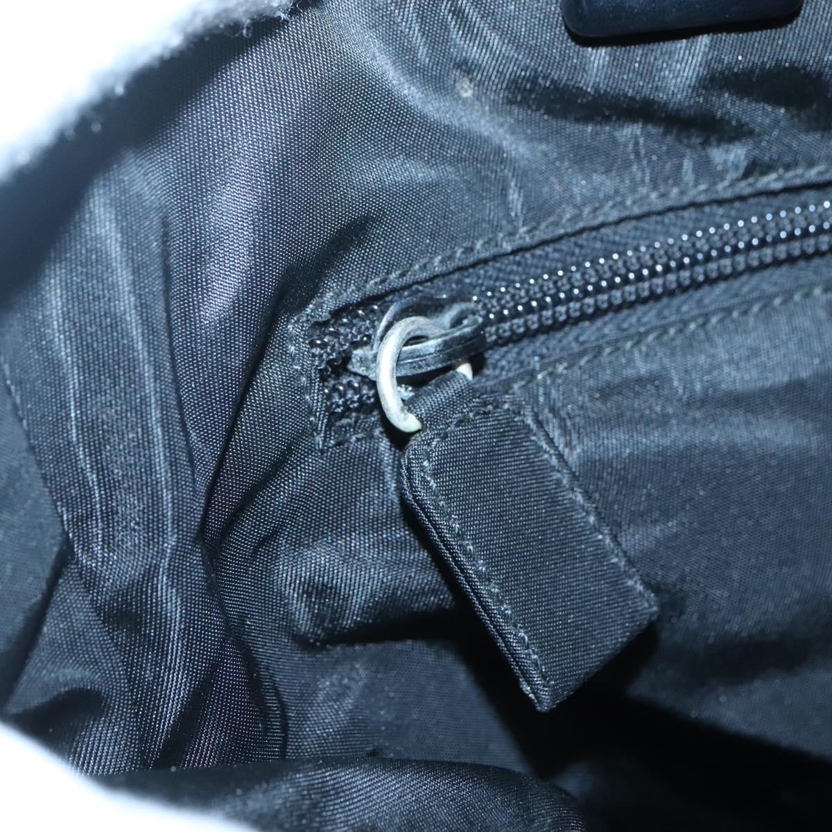 PRADA Hand Bag Nylon Khaki Auth 119457