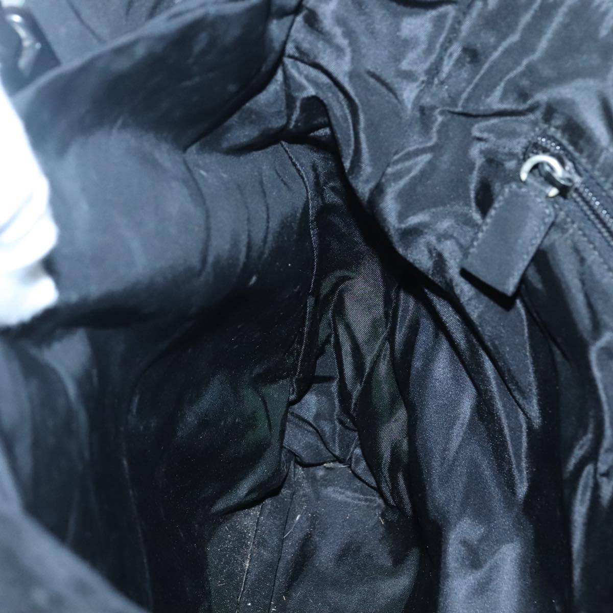 PRADA Hand Bag Nylon Khaki Auth 119457