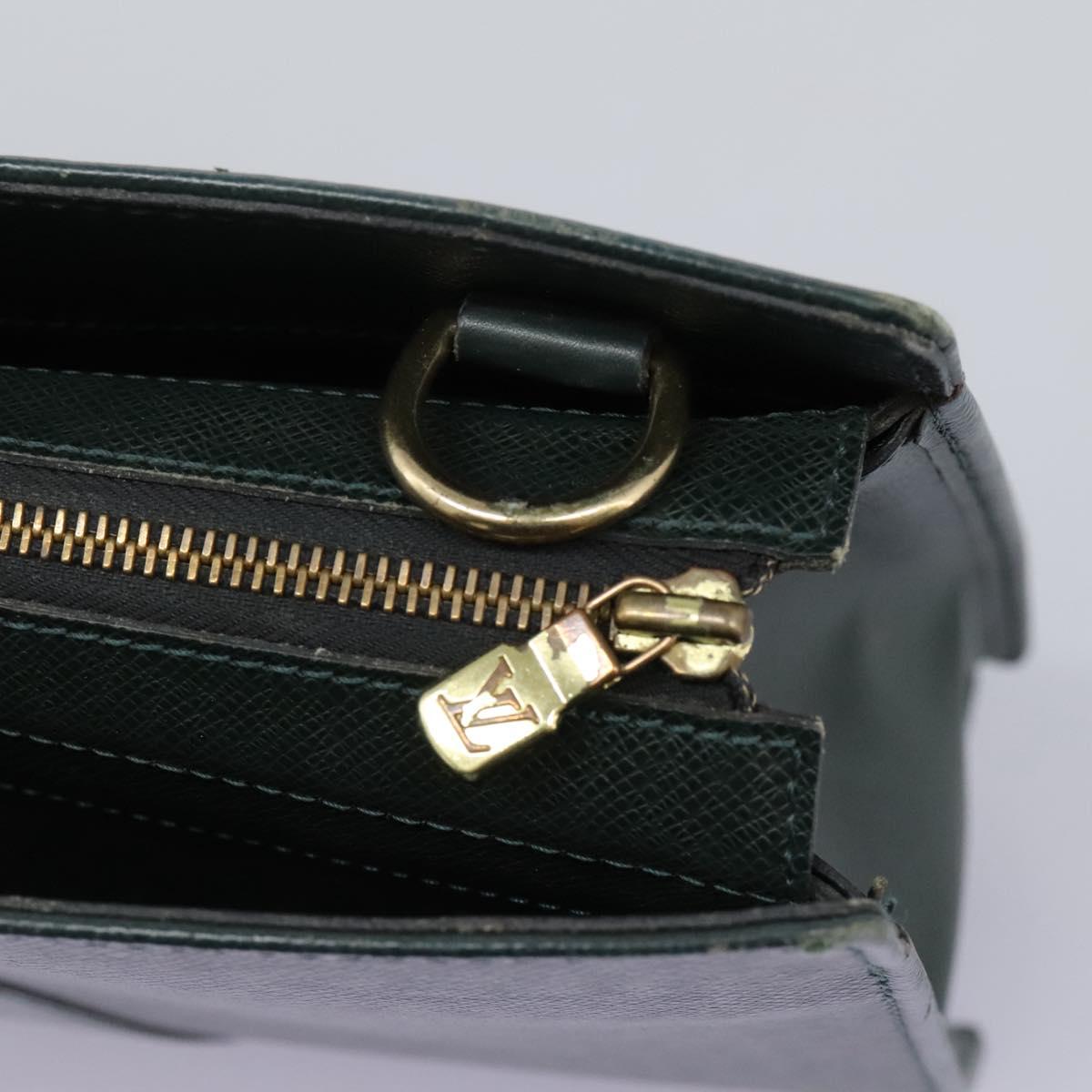 LOUIS VUITTON Taiga Porte Documents Rozan Bag Epicea M30054 LV Auth 119480