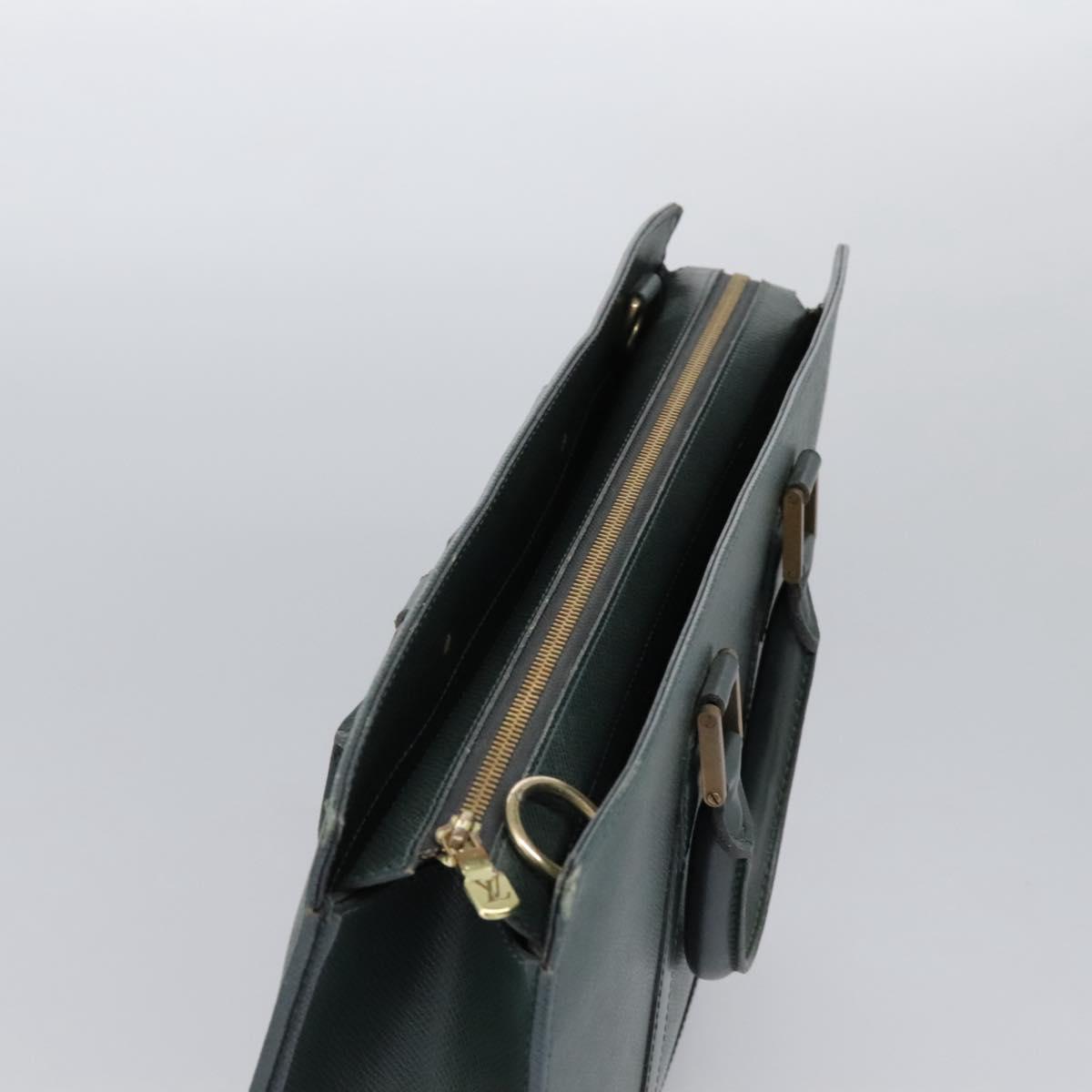 LOUIS VUITTON Taiga Porte Documents Rozan Bag Epicea M30054 LV Auth 119480